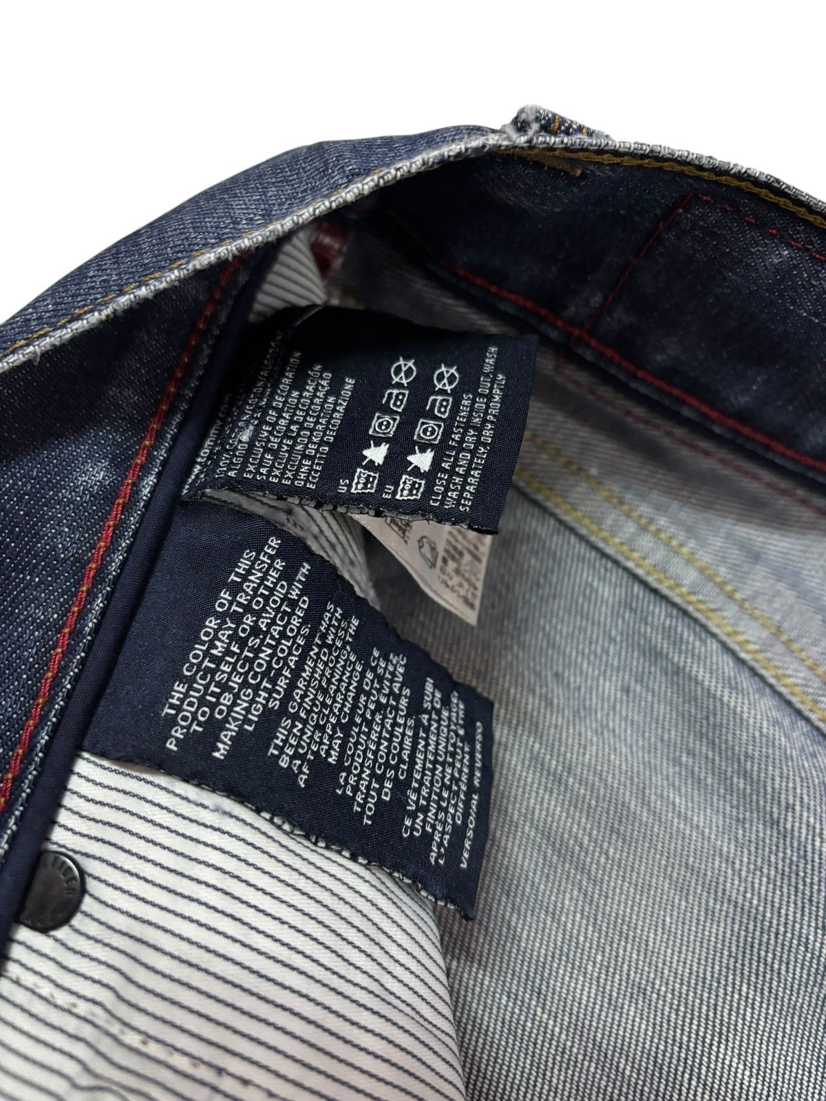 Other Vtg Tommy Hilfiger Faded Distressed Jeans Size US 32 / EU 48 - 6 Thumbnail