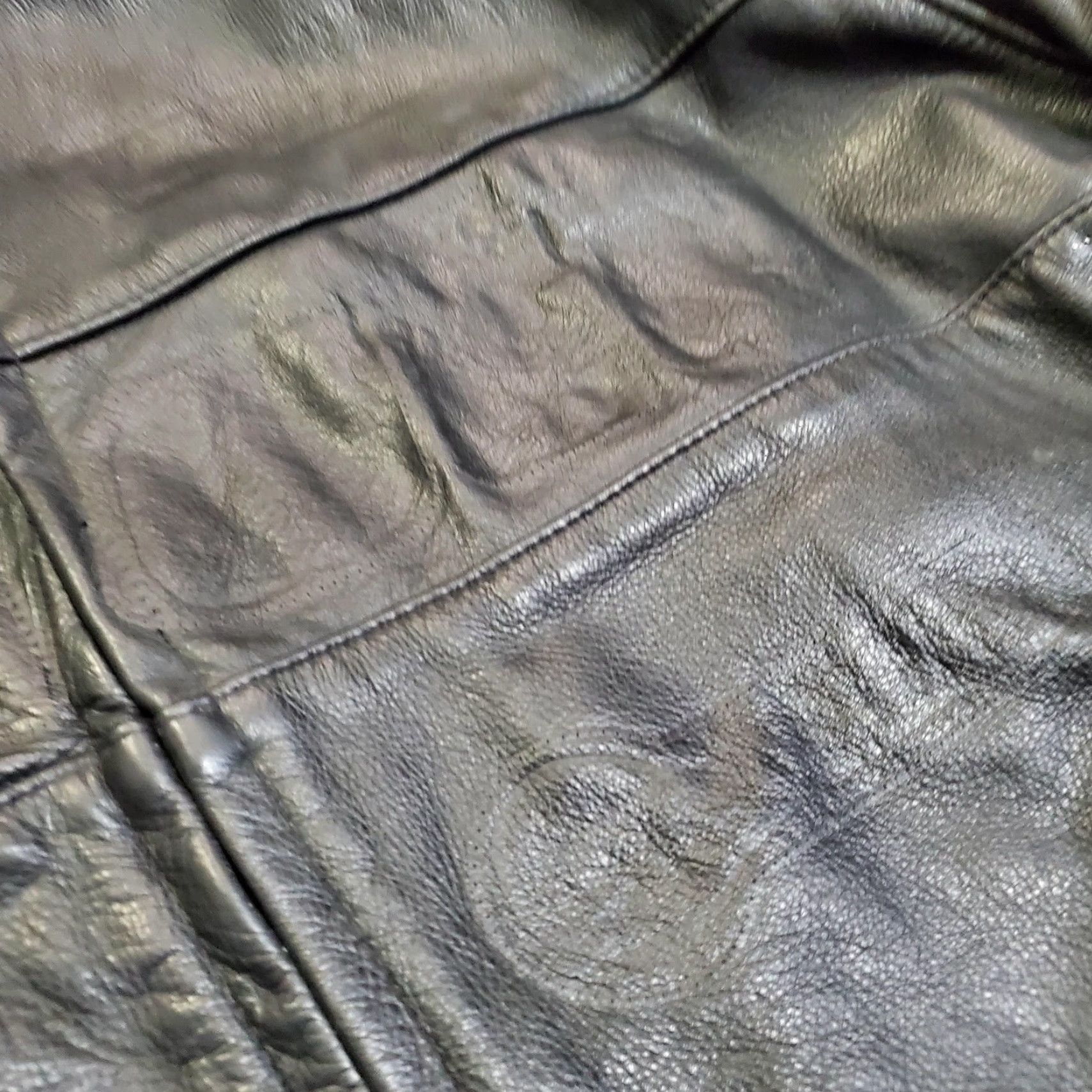 Schott VINTAGE Schott NYC Leather Jacket Mens 4XL Long Black Motorcycle Cafe Racer Made USA Size US XXL / EU 58 / 5 - 5 Thumbnail