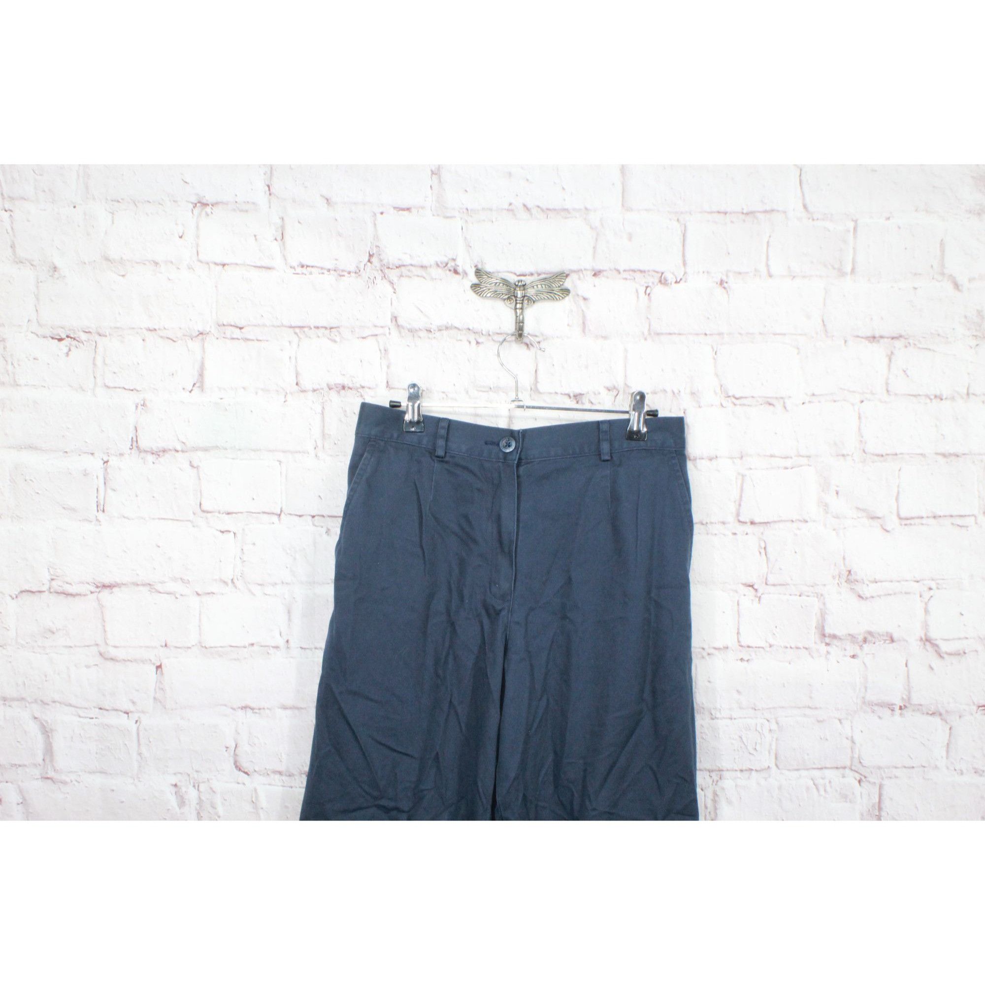 L.L. Bean LL Bean Wrinkle Free Bayside Pants Ultra High Rise 10 Pet Size 32" / US 10 / IT 46 - 2 Thumbnail
