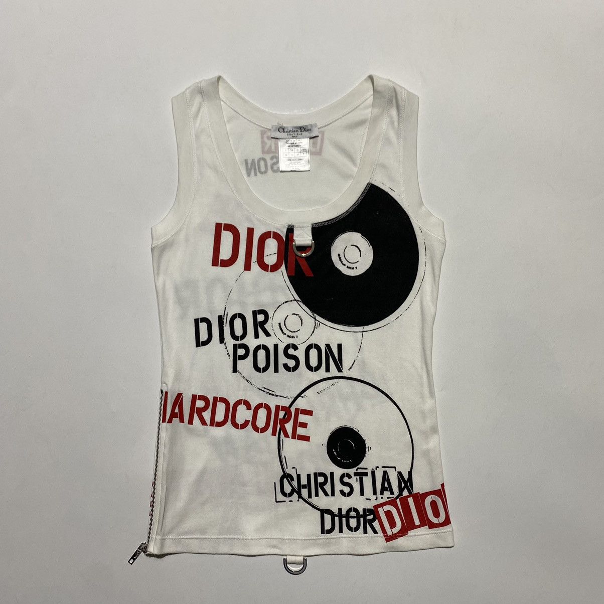 激レア Christian Dior ガリアーノ期 タンクトップ ハードコア 激レア Christian Dior ガリアーノ期 タンクトップ ハードコア