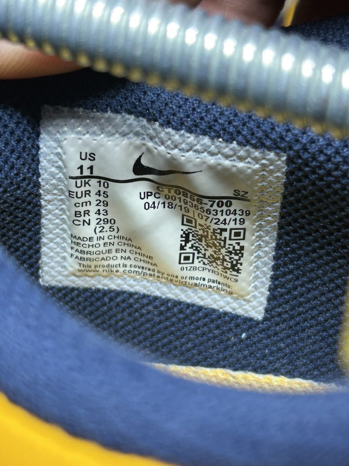 Nike × Off-White Nike dunk low Offwhite University Red Size US 11 / EU 44 - 12 Thumbnail