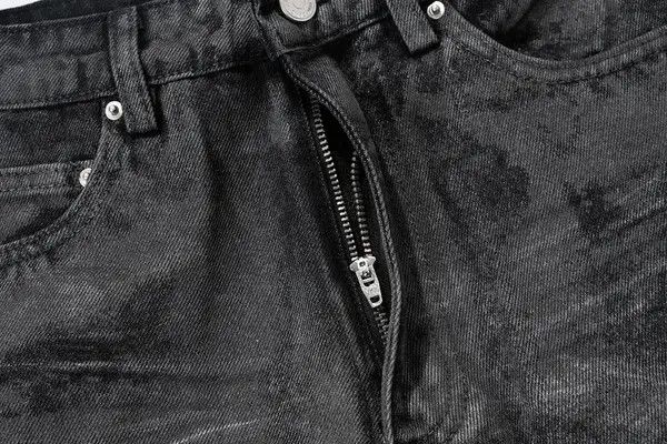 VIBE Heavyweight washed and waxed micro flare hombre baggy jeans Size US 32 / EU 48 - 5 Thumbnail