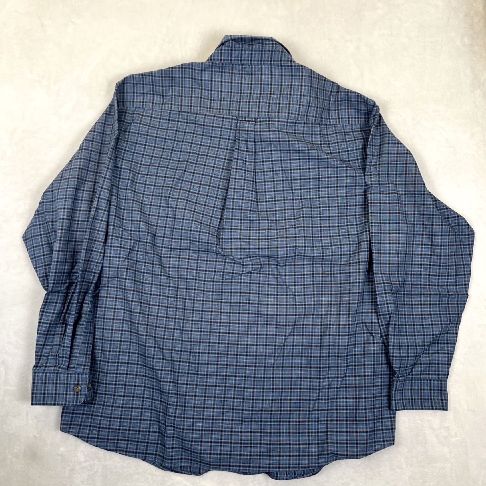 Vintage RedHead Long Sleeve Button Up Shirt Mens 3XL Blue Plaid Casual Work Size US XXL / EU 58 / 5 - 7 Thumbnail