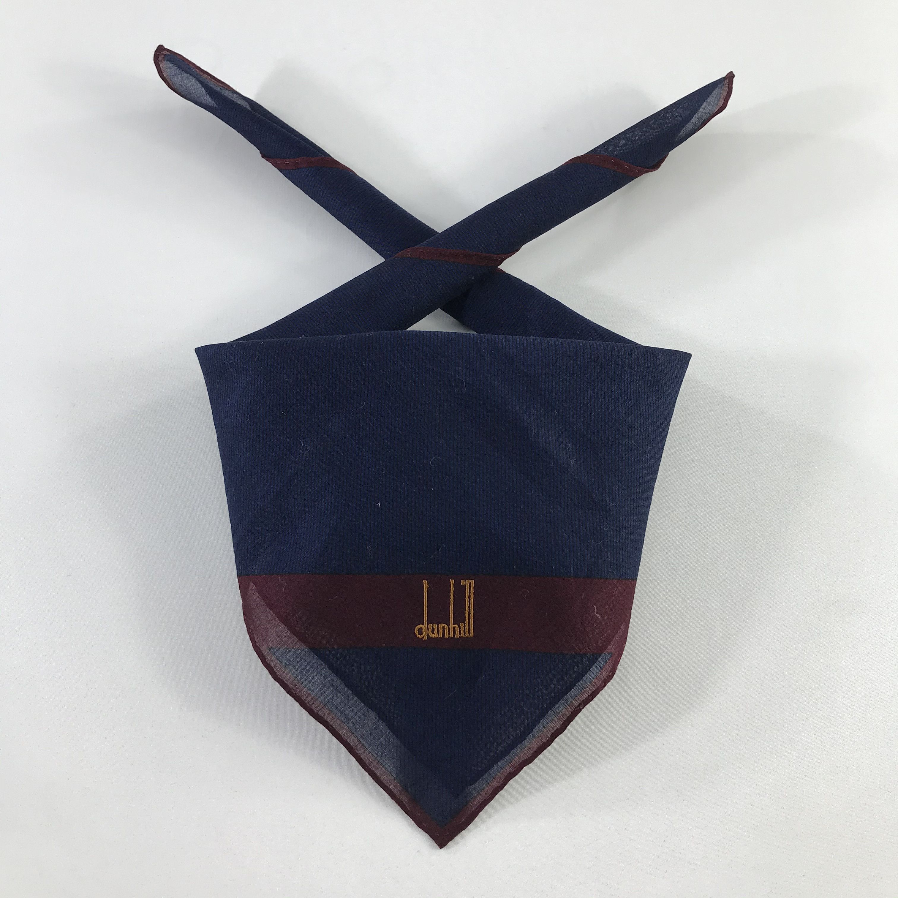 Alfred Dunhill × Vintage Alfred Dunhill Bandana / Handkerchief / Neckerchief - S908 Size ONE SIZE - 3 Thumbnail