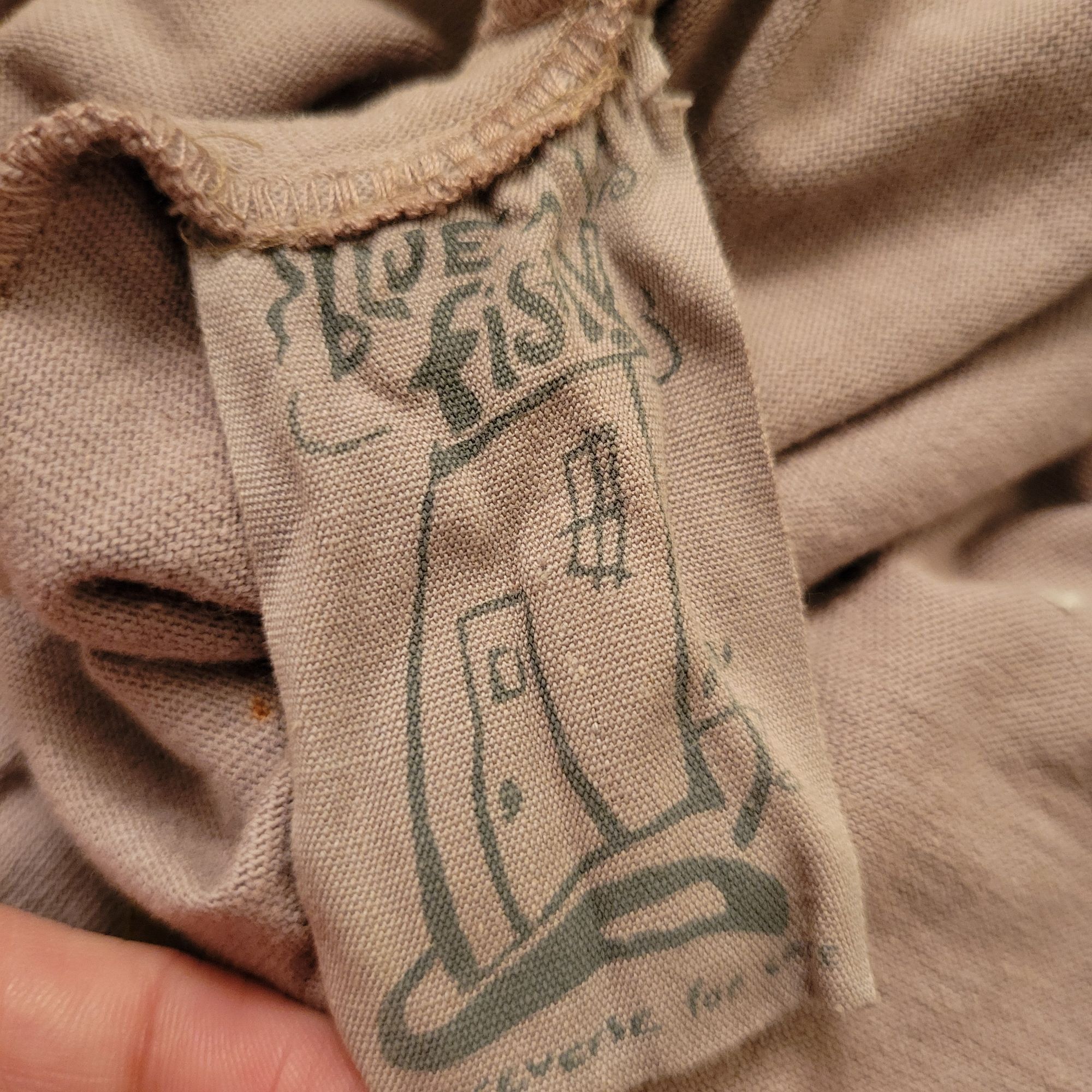 Vintage Blue Fish 2 Cotton Blend Purple Maxi Skirt Hand Painted Desi Size 32" / US 10 / IT 46 - 4 Thumbnail