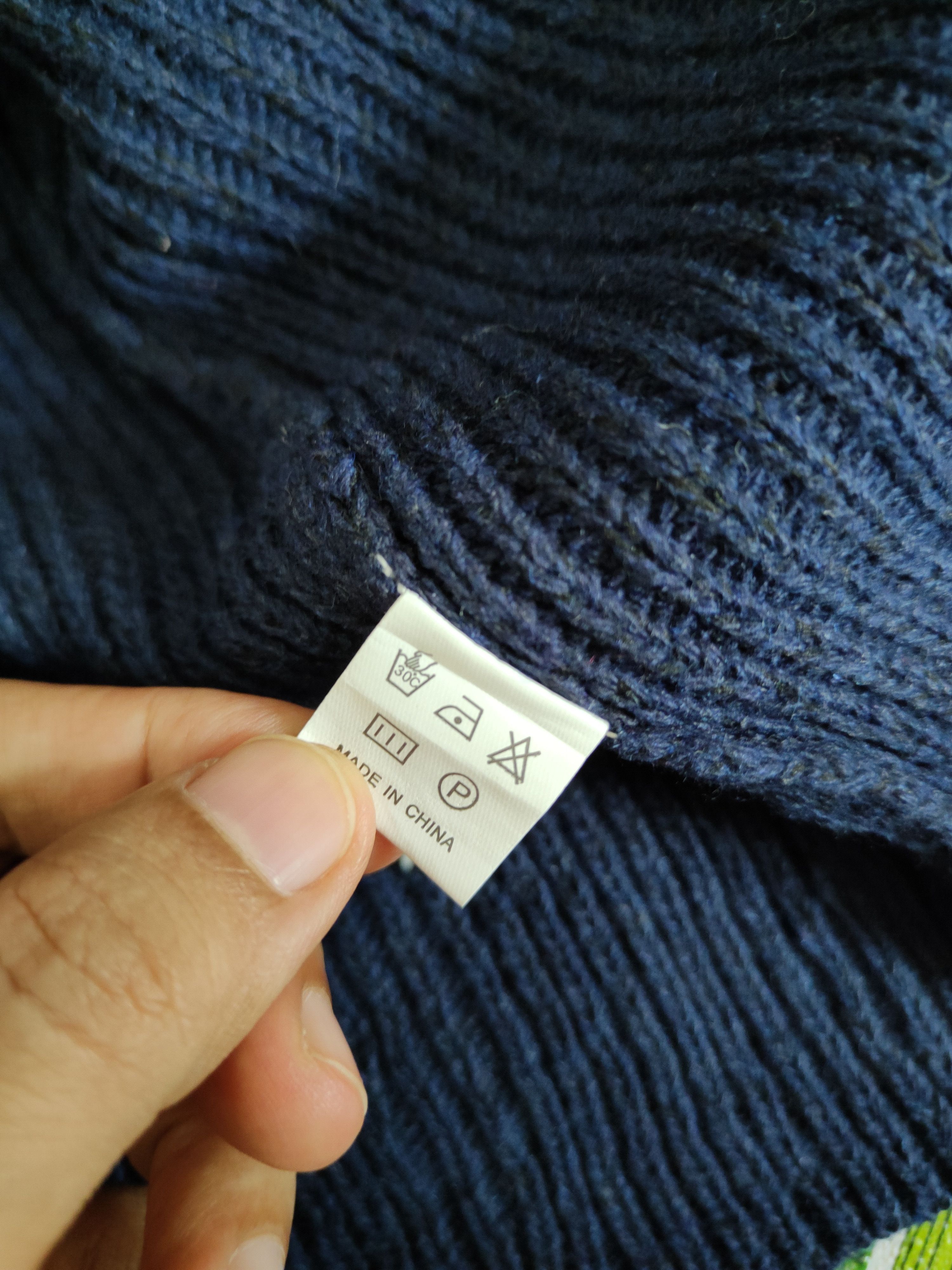 Japanese Brand Japanese Brand Dark Blue Knitwear Cardigan #S2345 Size M / US 6-8 / IT 42-44 - 11 Thumbnail