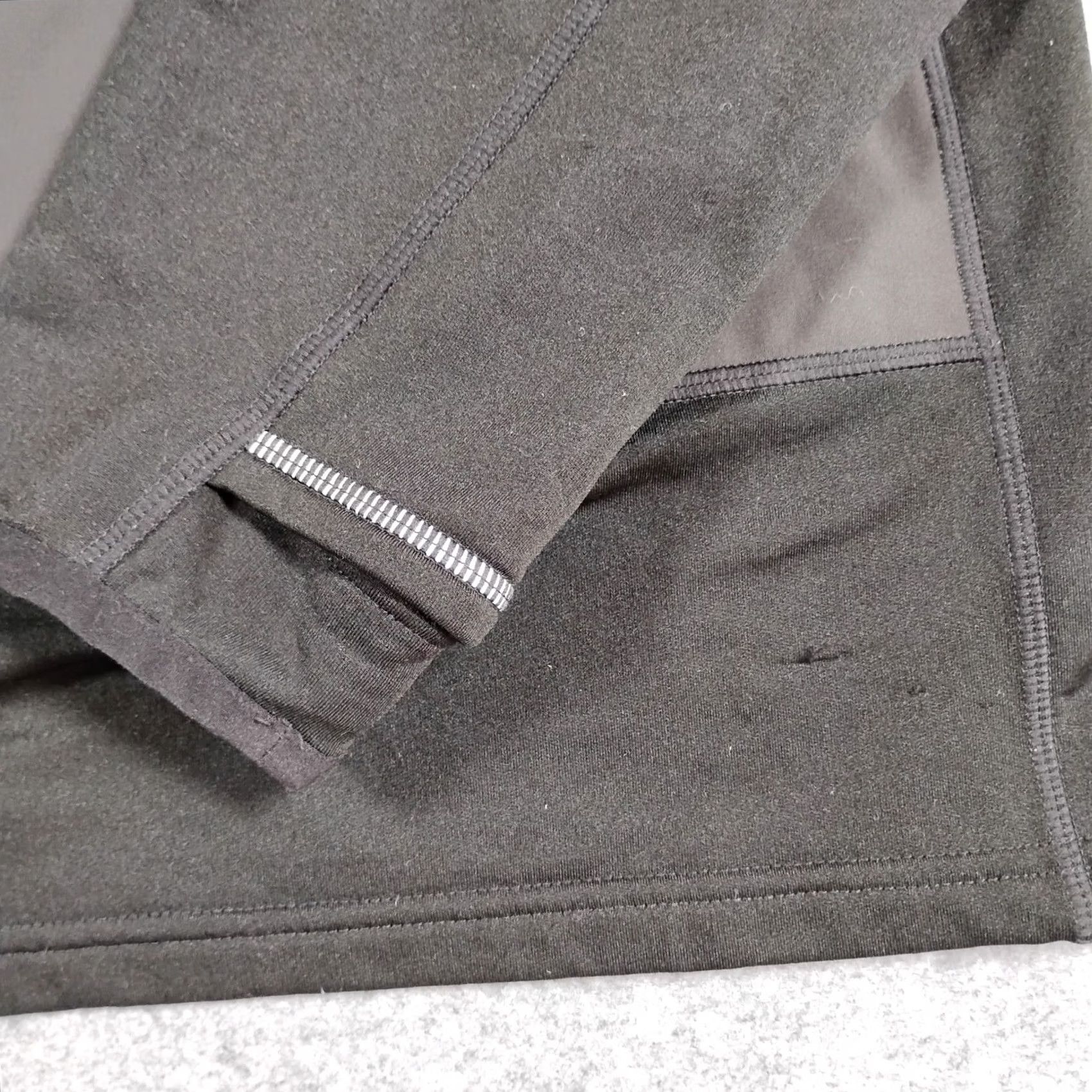 Smartwool SmartWool Basic Jacket Mens L Black Men Active Fleece Wind Pullover Gray Merino Wool Blend Size US L / EU 52-54 / 3 - 3 Thumbnail