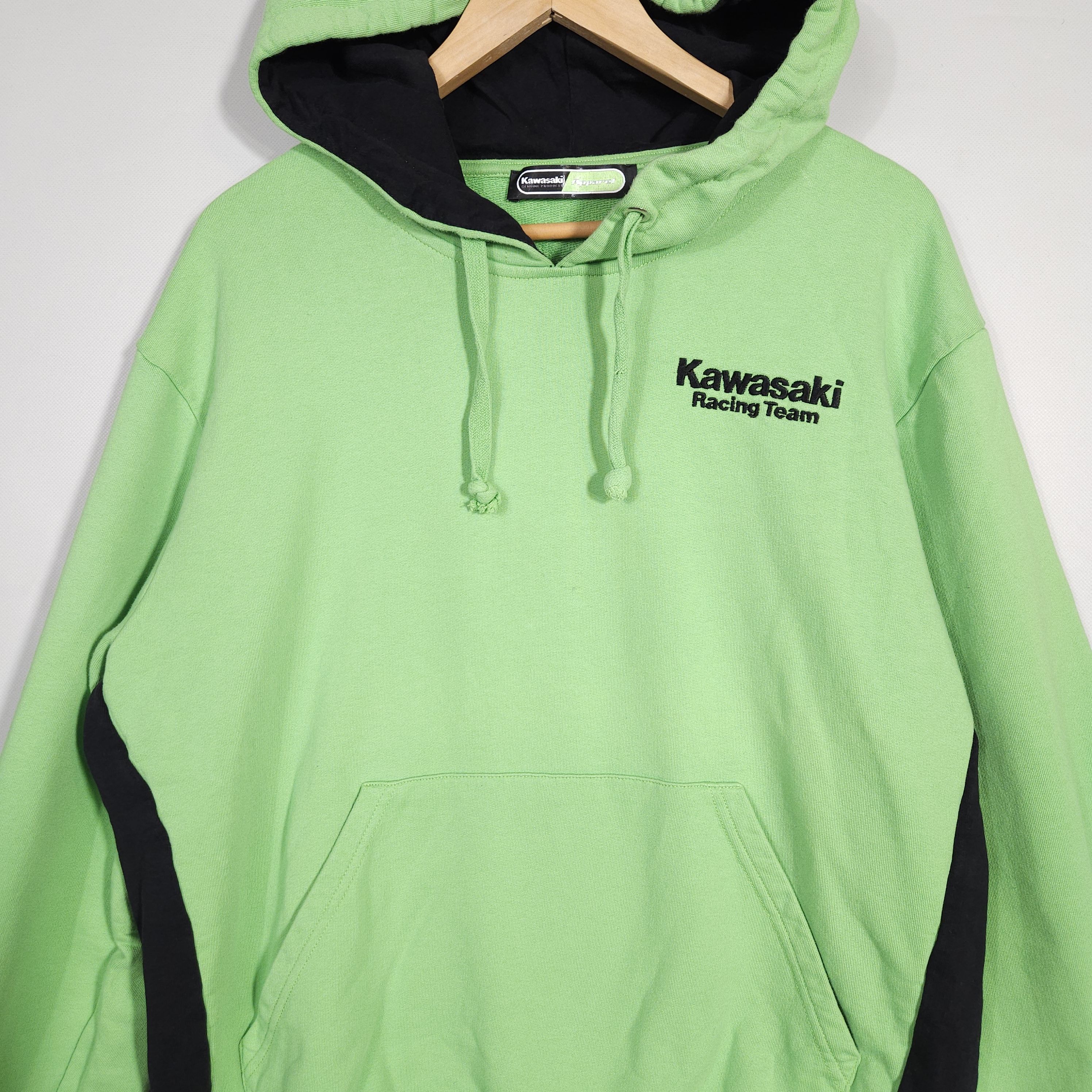 Honda Kawasaki Racing Team Hoodie Embroidered Mens size XL-XXL Size US XL / EU 56 / 4 - 5 Thumbnail