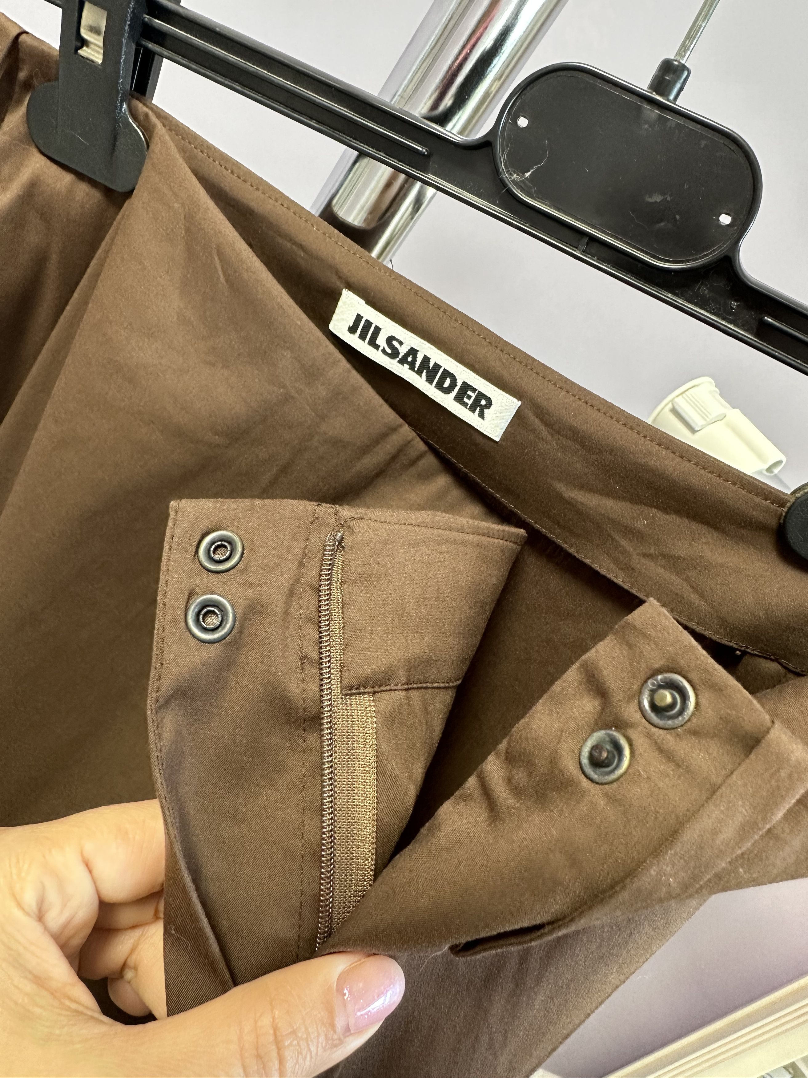 Designer × Jil Sander Jil Sander skirt cotton Size 27" / US 4 / IT 40 - 6 Thumbnail
