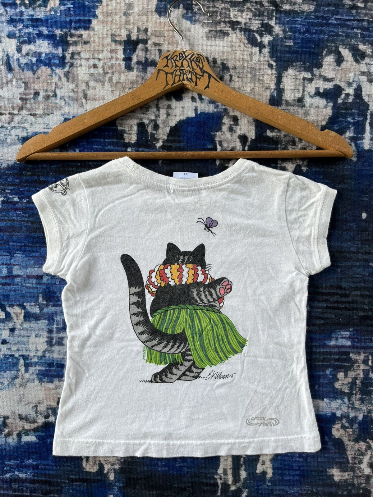 Vintage 🔥Vintage crazy shirts double side hawaiian cat tee Size XS / US 0-2 / IT 36-38 - 2 Thumbnail