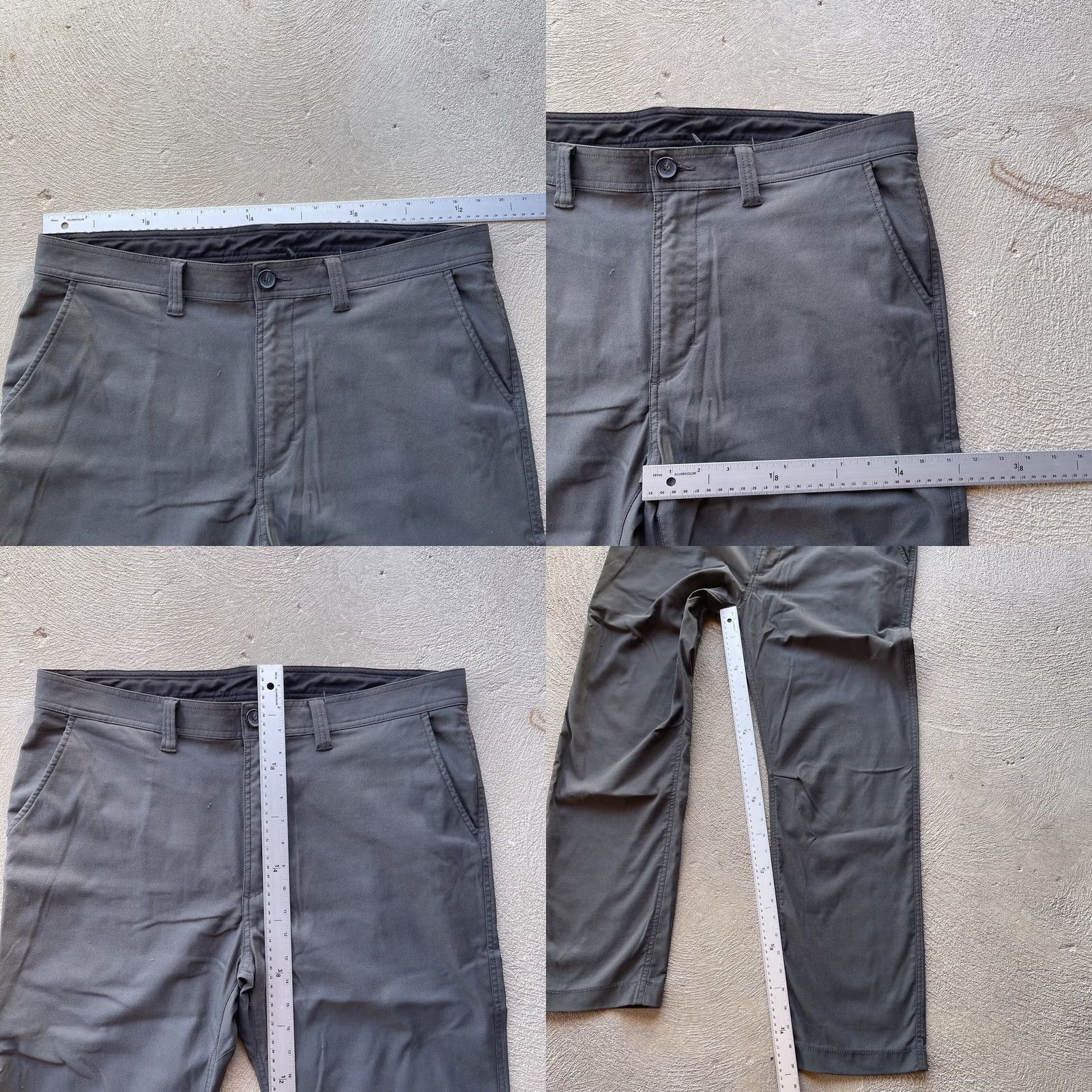 Prana prAna Pants Men 38x30 Gray Alameda Slim Straight Fit Lightweight Stretch Hike Chino Logo Embroidered 30 Inseam Casual Travel Vintage: No Men Size US 38 / EU 54 - 8 Thumbnail