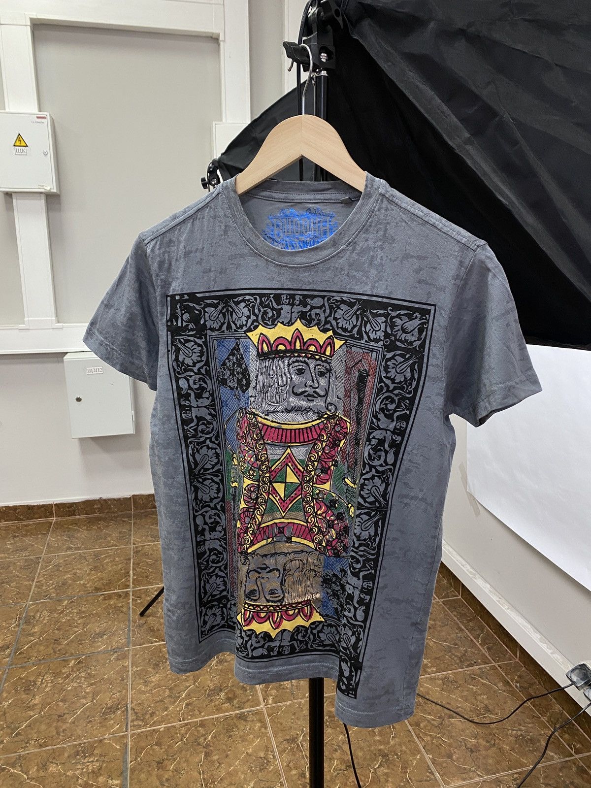 Buddha to Buddha 🃏 Vintage Cards King Buddha Japan Style T-Shirt Ed Hardy Size US S / EU 44-46 / 1 - 1 Thumbnail