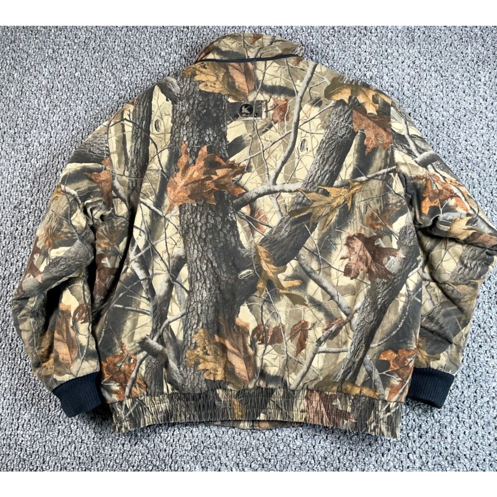 Realtree Gander Mountain Guide Series Camouflage Jacket Adult 2XL Realtree Hardwoods Camo Bomber Jacket Hipster Outdoor 90s Men Size US XXL / EU 58 / 5 - 2 Thumbnail