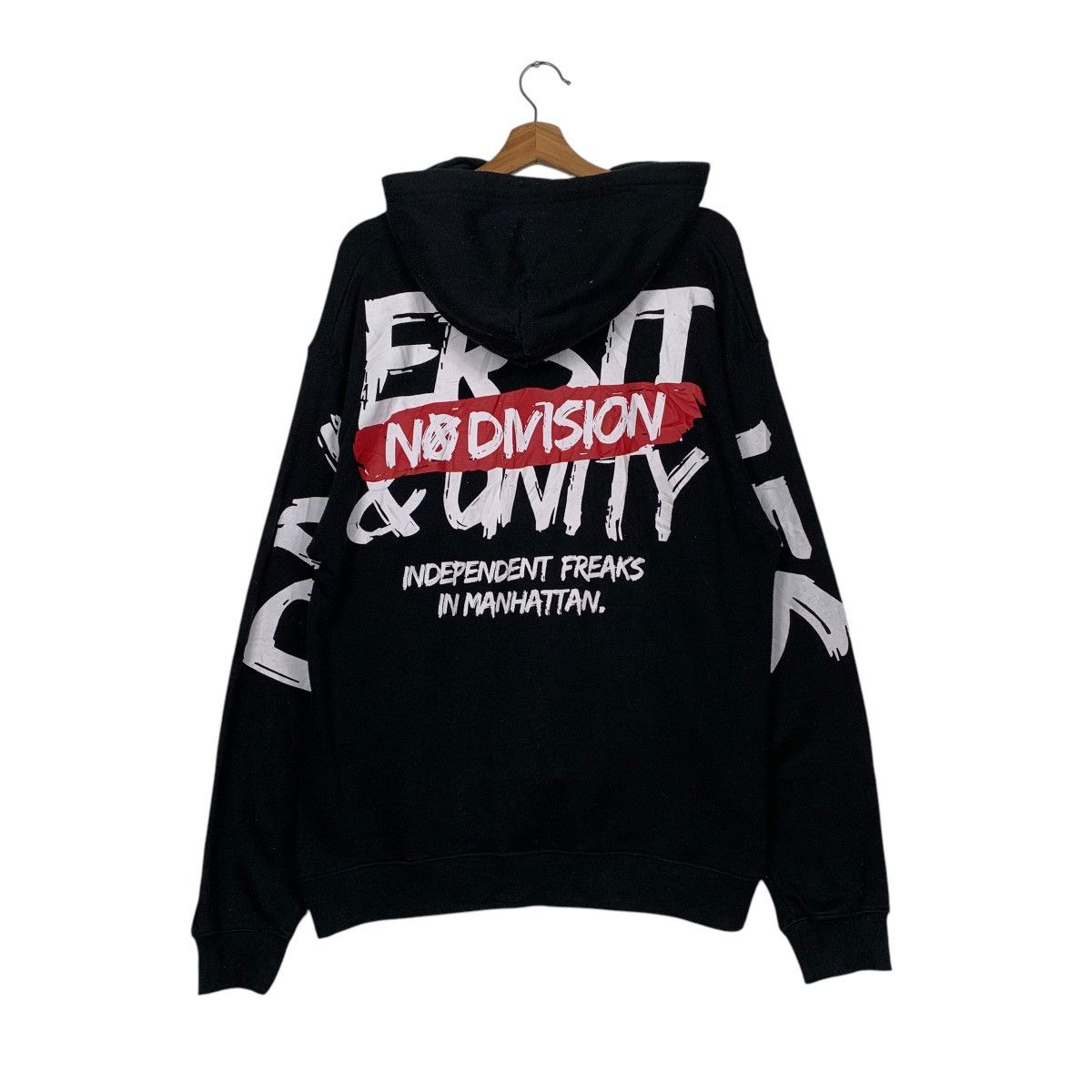Japanese Brand B One Soul No Division Pullover Hoodie Size US XL / EU 56 / 4 - 1 Thumbnail
