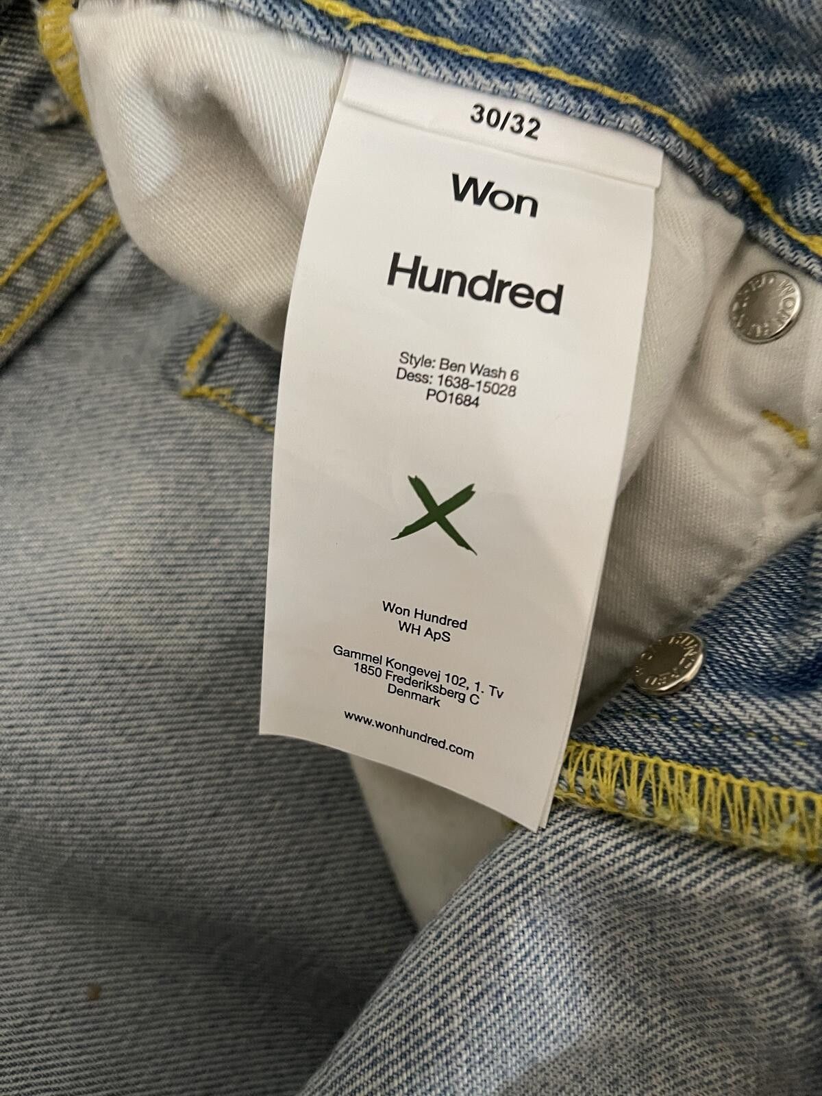 Won Hundred Won Hundred Light Wash Denim Jeans Size 30" / US 8 / IT 44 - 7 Thumbnail