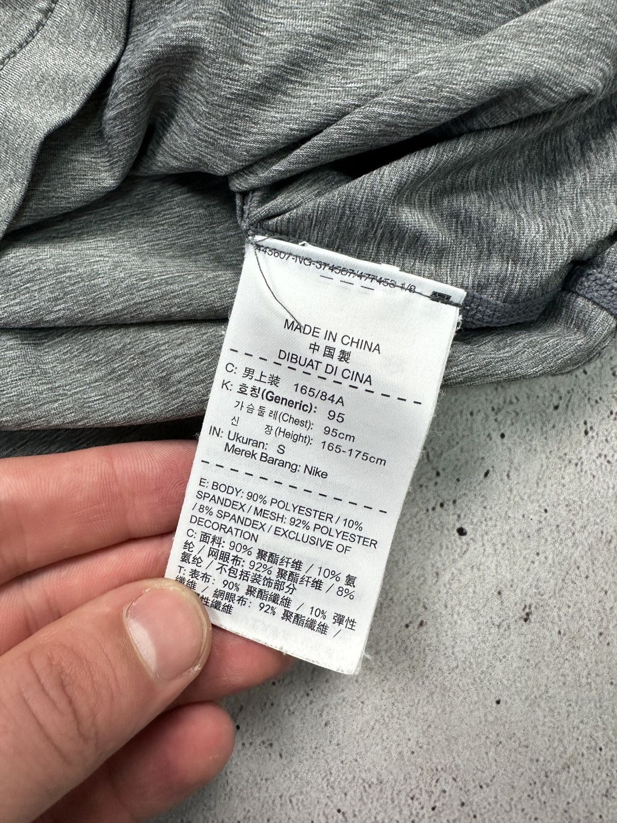 Nike Nike Pro Combat Gray Training T Shirt Size S Size US S / EU 44-46 / 1 - 5 Thumbnail