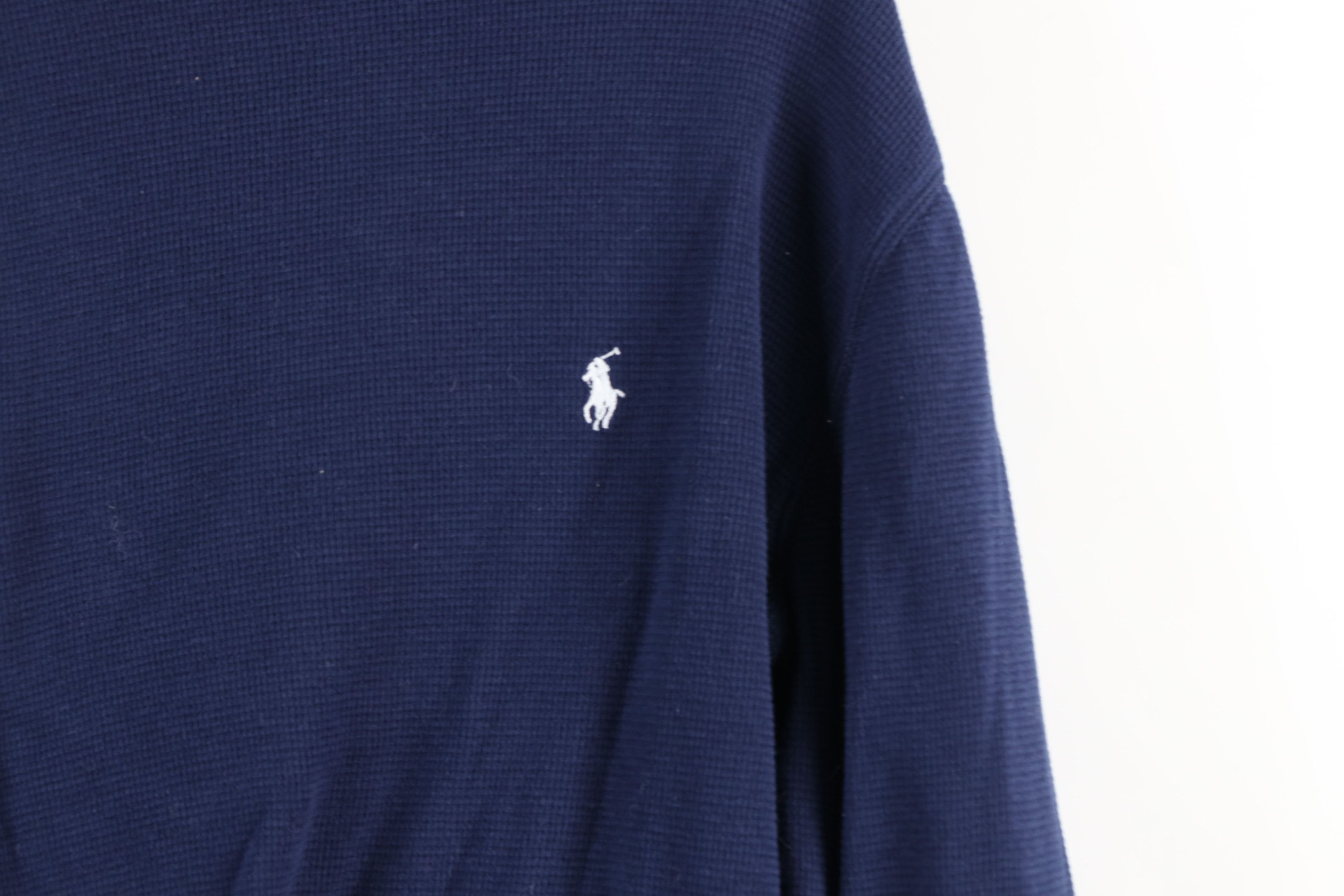 Polo Ralph Lauren Vintage Ralph Lauren Thermal Waffle Knit Long Sleeve T-Shirt Size US M / EU 48-50 / 2 - 4 Thumbnail