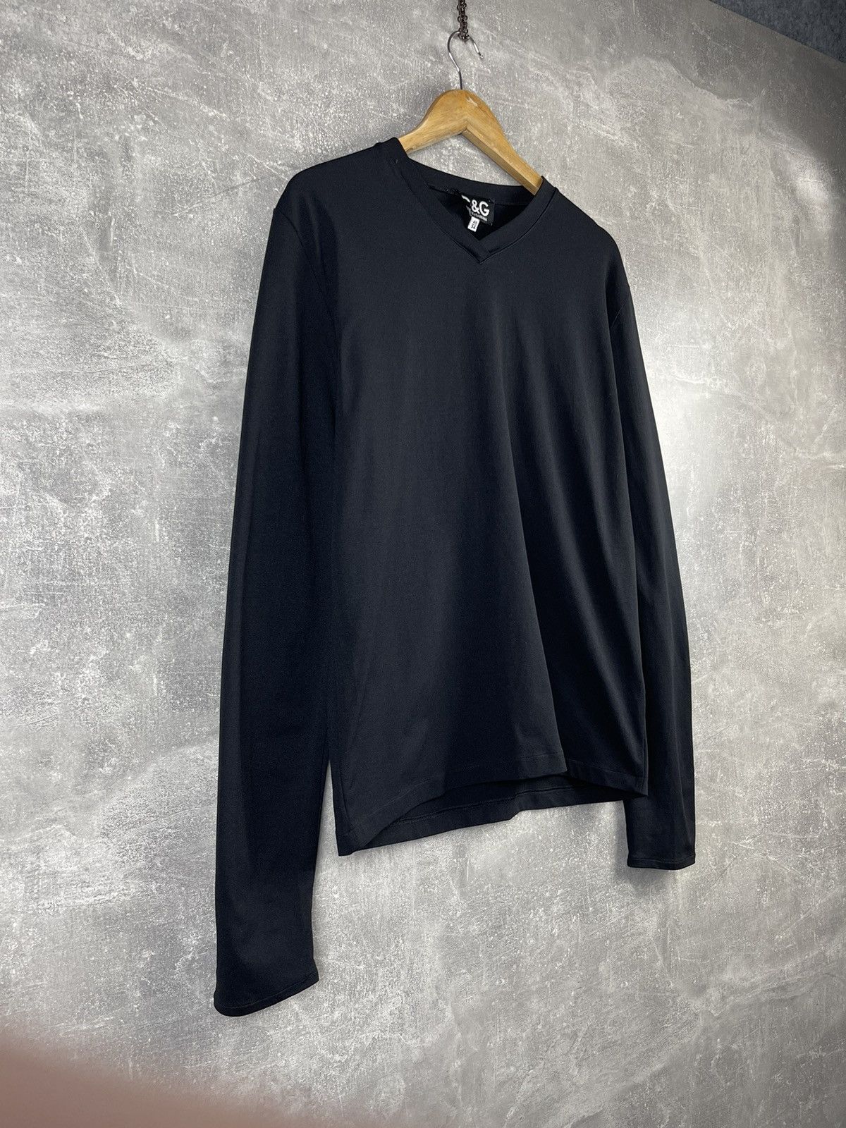 Dolce & Gabbana Dolce&Gabbana Black Based DsG Long Sleeve Size US L / EU 52-54 / 3 - 2 Thumbnail