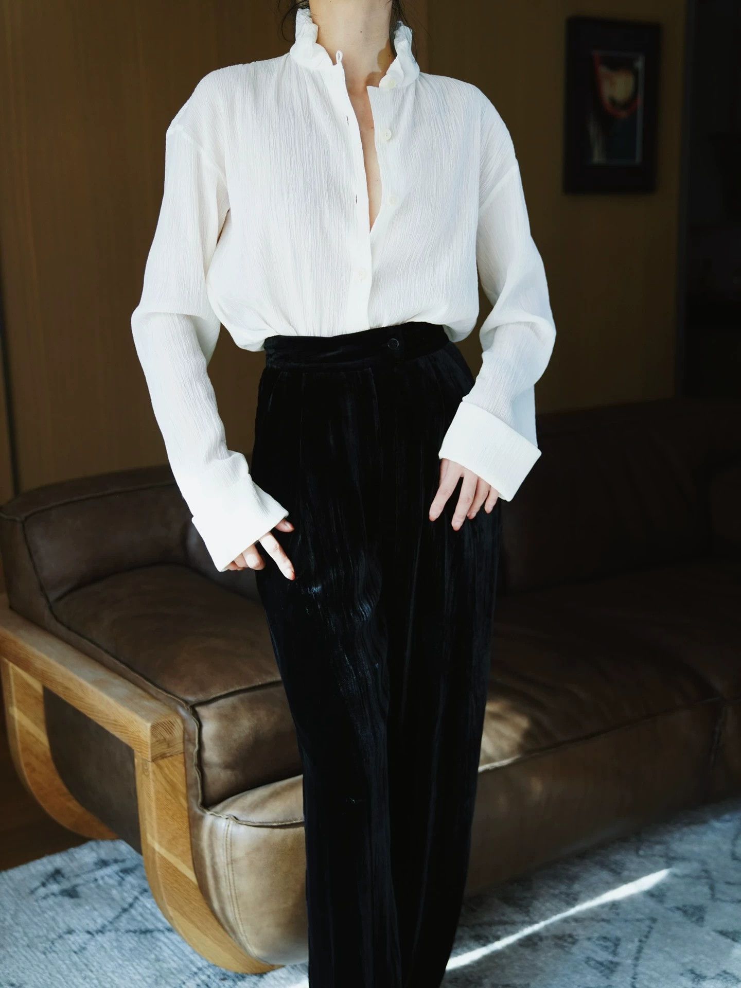 Other VIEUXNEW Countess Shirt women's Drop Shoulders Puffy Collar Size S / US 4 / IT 40 - 2 Thumbnail