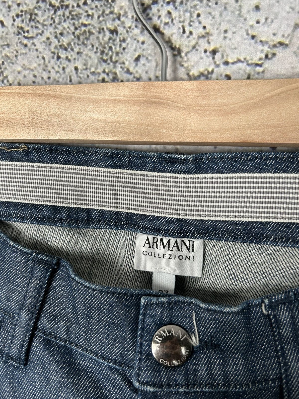Armani Collezioni Armani Collezioni Denim Elegant Pants Jeans Avantgarde Hype Size US 27 - 6 Thumbnail