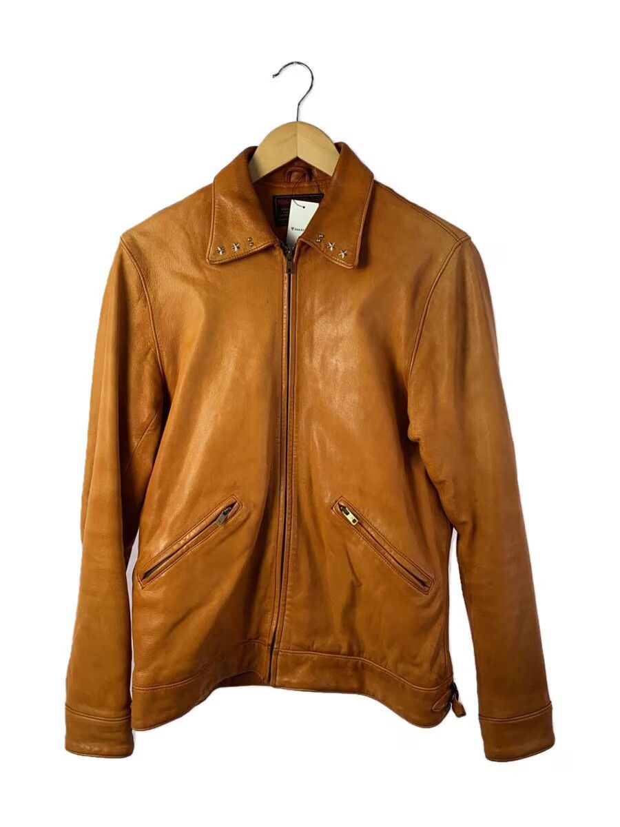 Hysteric Glamour Hysteric Glamour Single Riders Goat Leather Jacket Brown Size US L / EU 52-54 / 3 - 1 Thumbnail