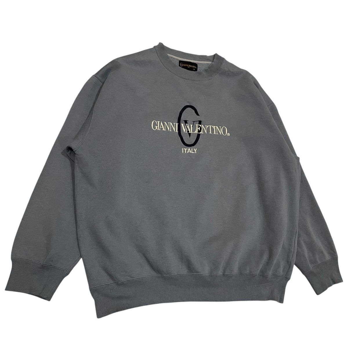 Gianni Valentino Vintage Gianni Valentino Italy Sweatshirt Large Logo Size US XXL / EU 58 / 5 - 3 Thumbnail