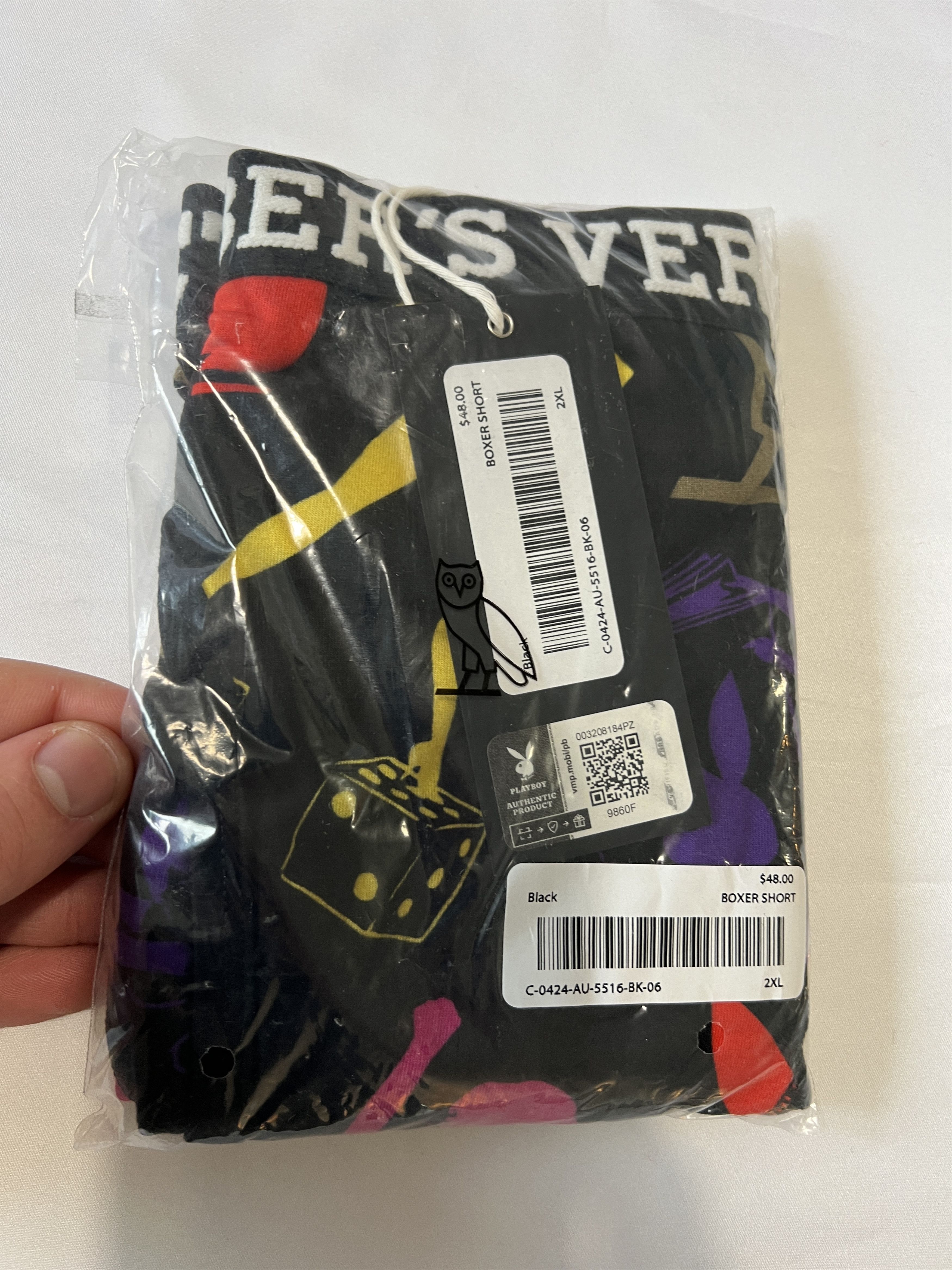 Drake OVO x PLAYBOY PIN-UP BOXER size XXL Size 36 - 4 Thumbnail