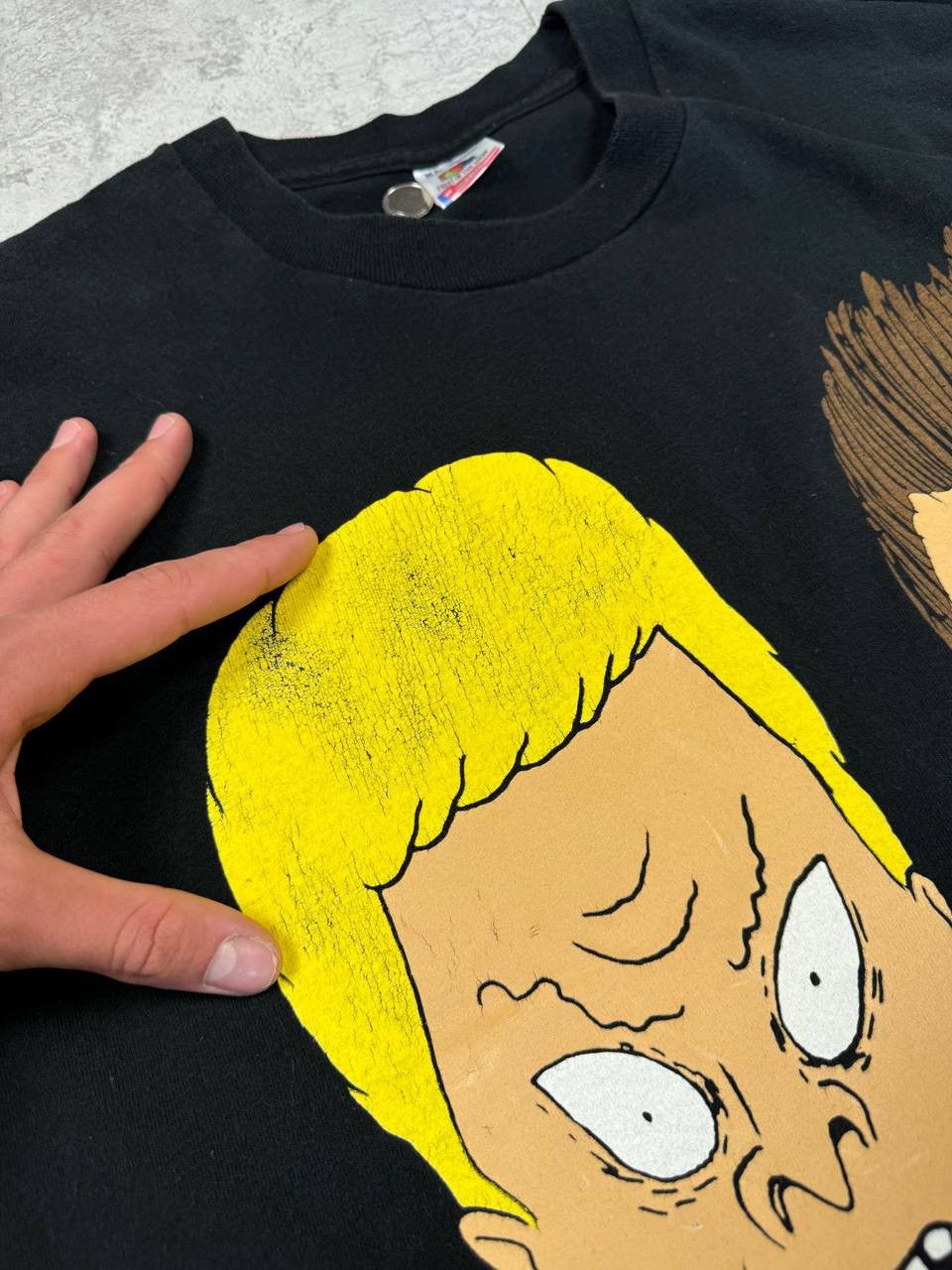 Mtv Vintage 1993 Beavis & Butthead T Shirt MTV! "Scared" Size XL Size US XL / EU 56 / 4 - 16 Thumbnail