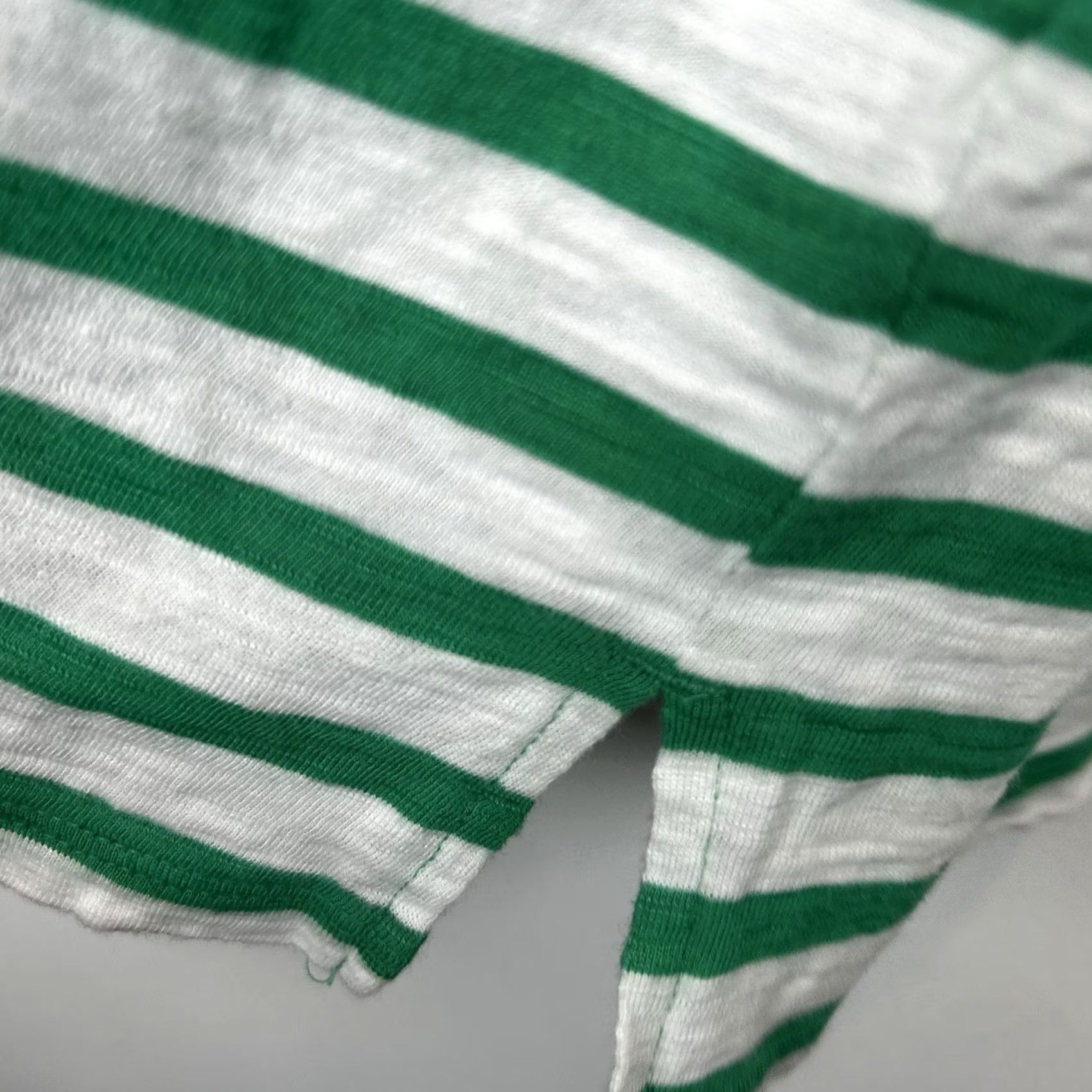 Vintage Chicos Shirt Womens M Striped Green White Casual Bling Collar Kelly Vacation Shirt T-Shirt Womens M Green Striped Casual Bling Collar Kelly Vacation Size M / US 6-8 / IT 42-44 - 7 Thumbnail