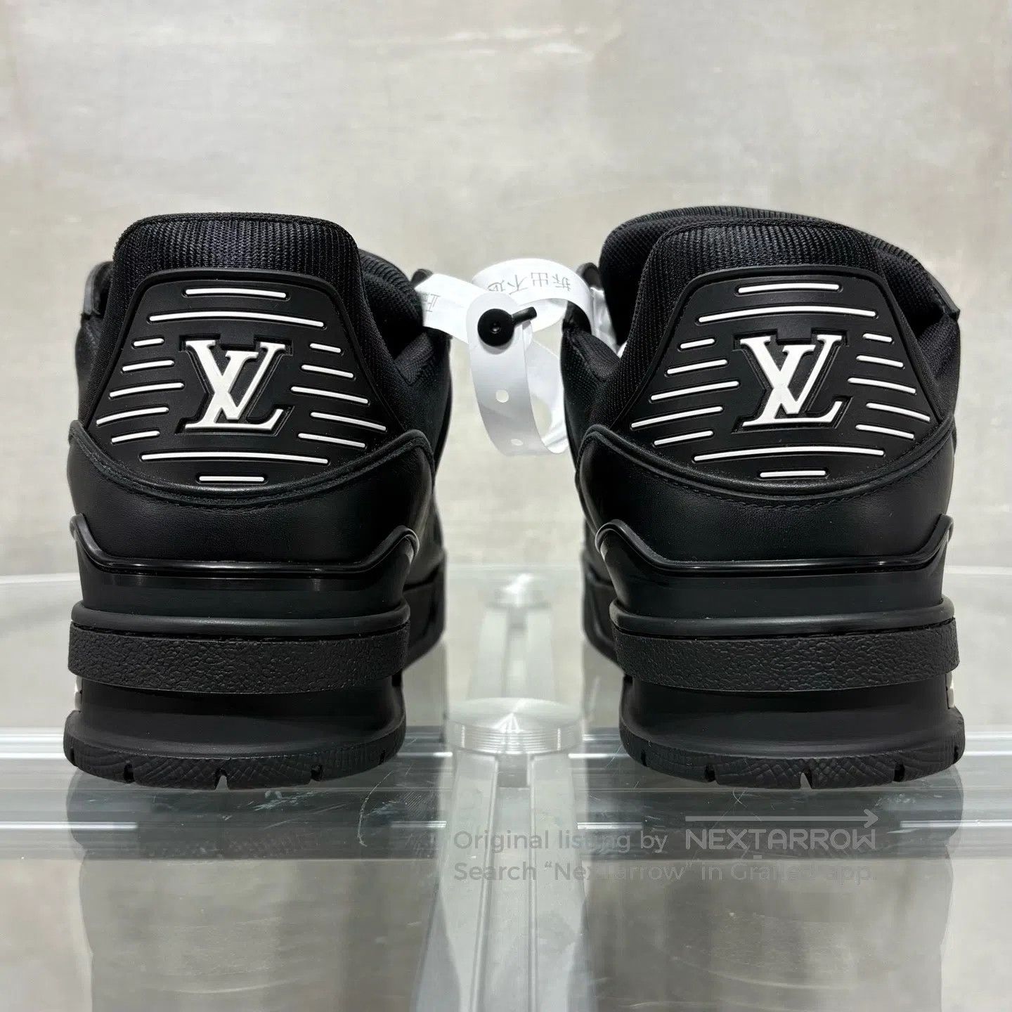 Louis Vuitton Louis Vuitton Trainer Black Art Gallery shoes Size US 7 / EU 40 - 6 Thumbnail