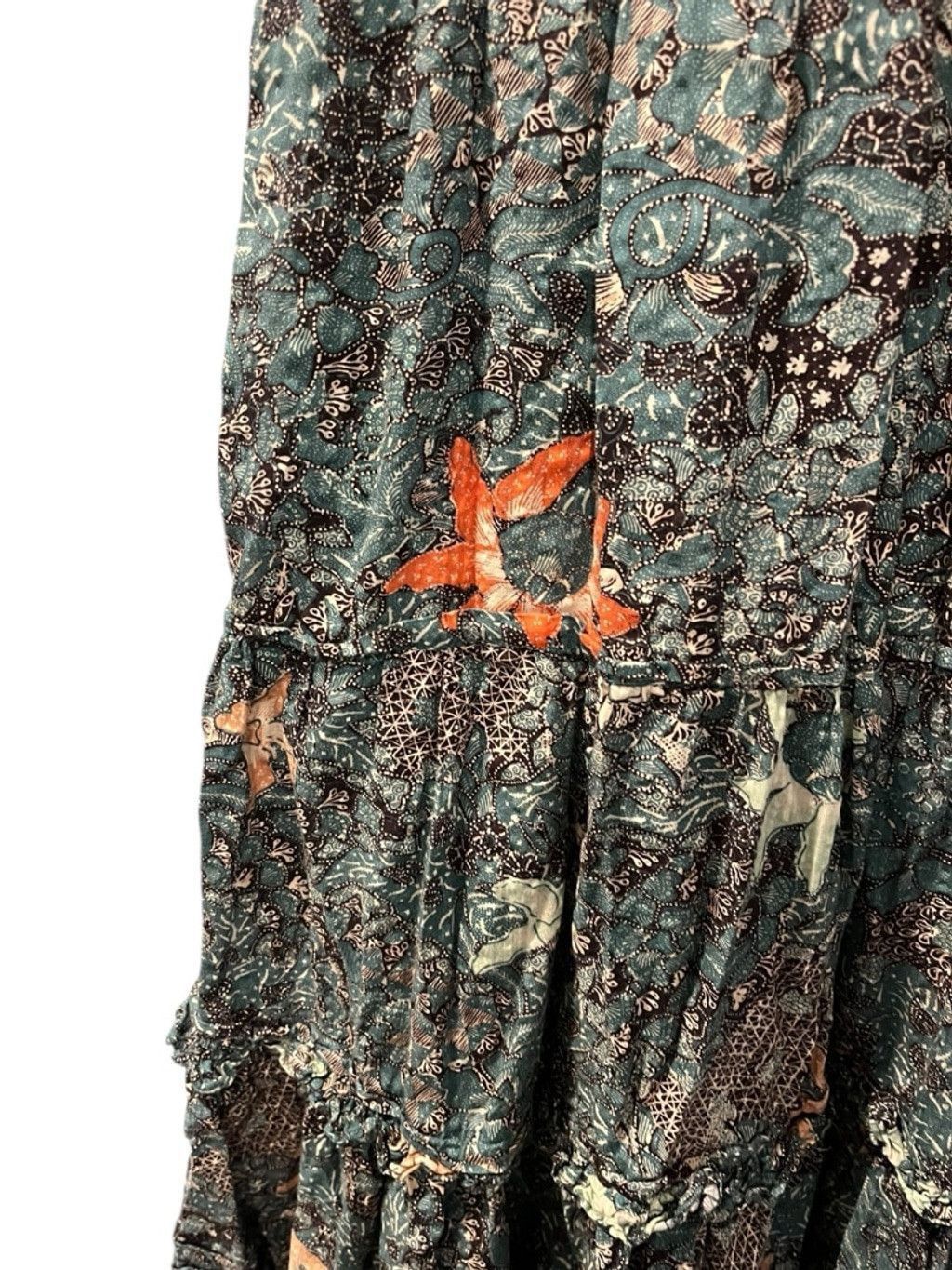 Ulla Johnson Ulla Johnson Rema Silk Floral Dress Size Medium Malachite Size M / US 6-8 / IT 42-44 - 8 Thumbnail