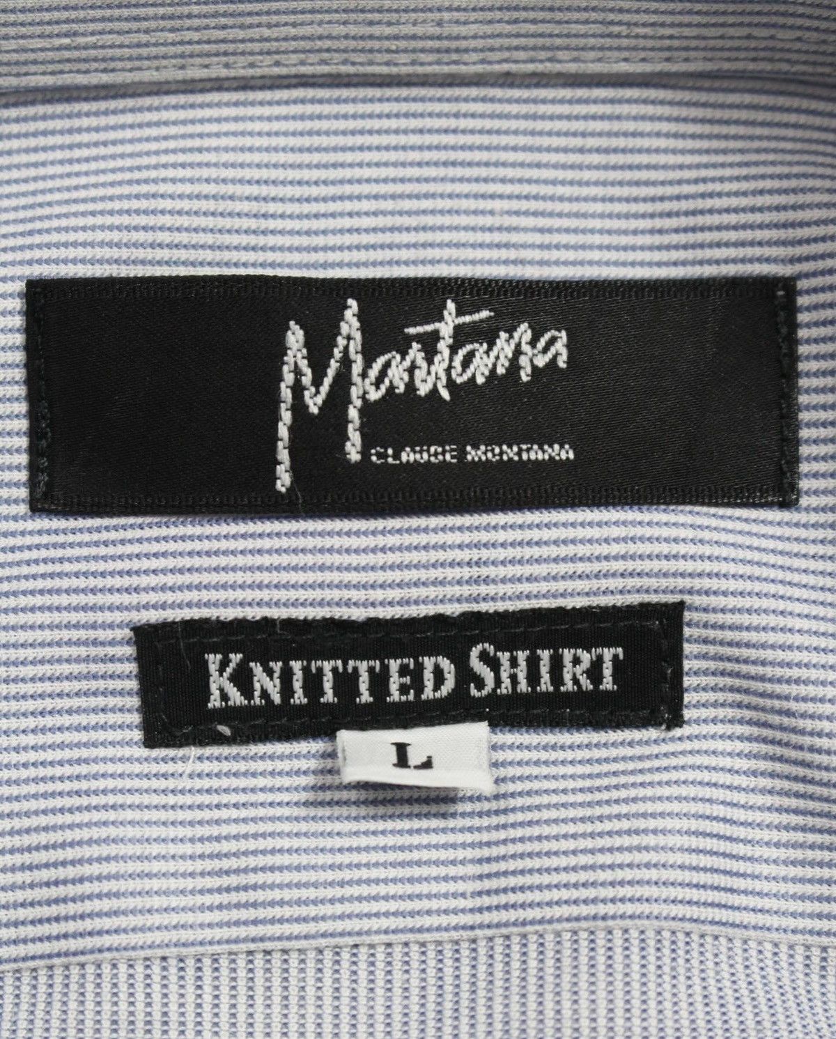 Claude Montana 1990S CLAUD MONTANA KNITTED SHIRTS Size US L / EU 52-54 / 3 - 4 Thumbnail