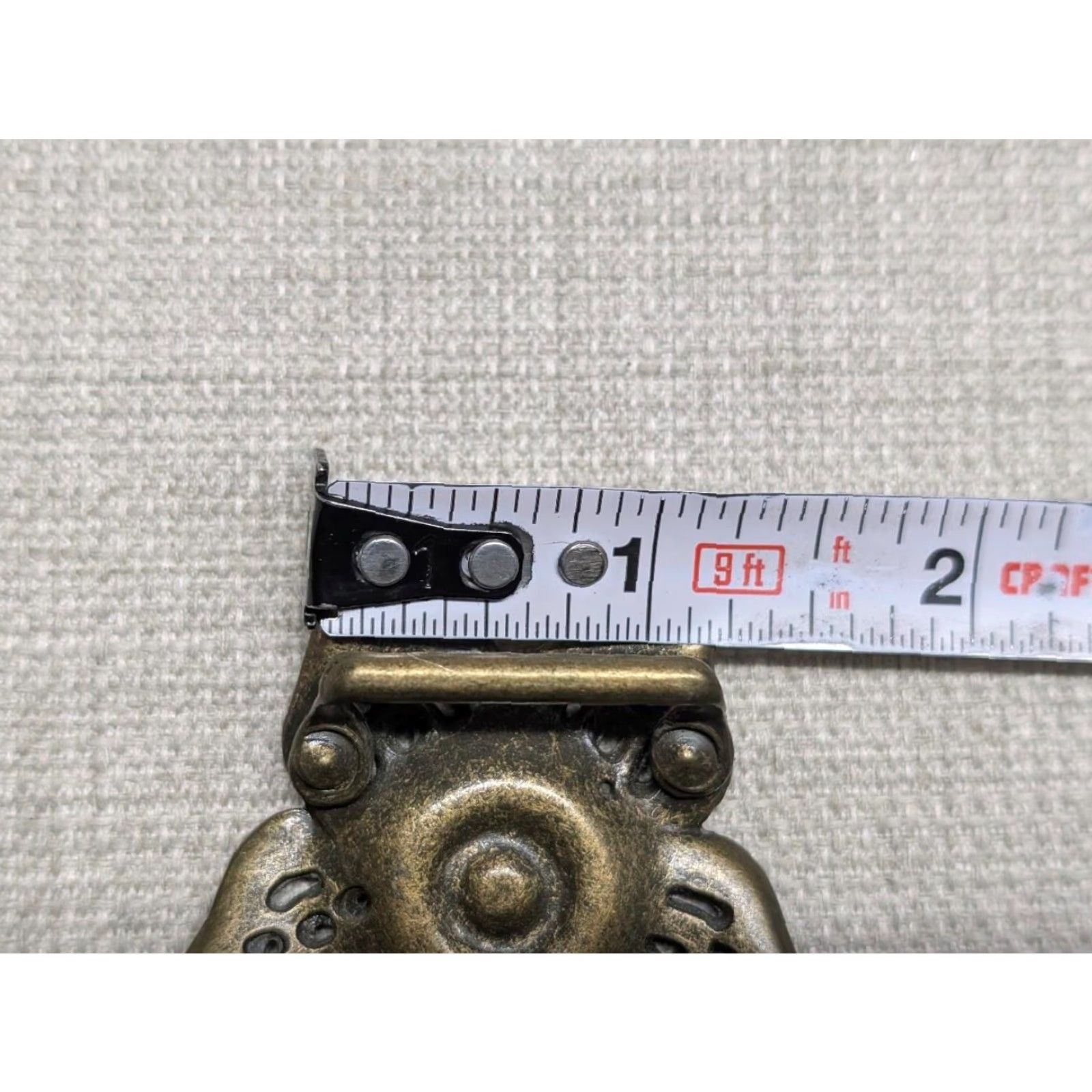 Vintage VINTAGE brass belt buckle BRASS rhinestone WESTERN star belt buckle Men 2x2" 2" fits 2 in Brass Rhinestone western star vintage belt buckle Mens Size ONE SIZE - 6 Thumbnail