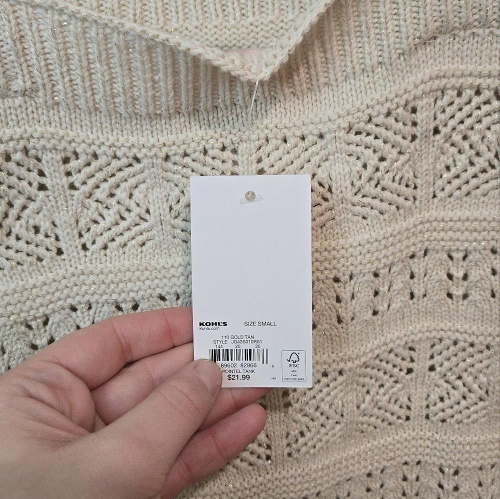 Anti Social Social Club Crochet Tank Size S / US 4 / IT 40 - 3 Thumbnail