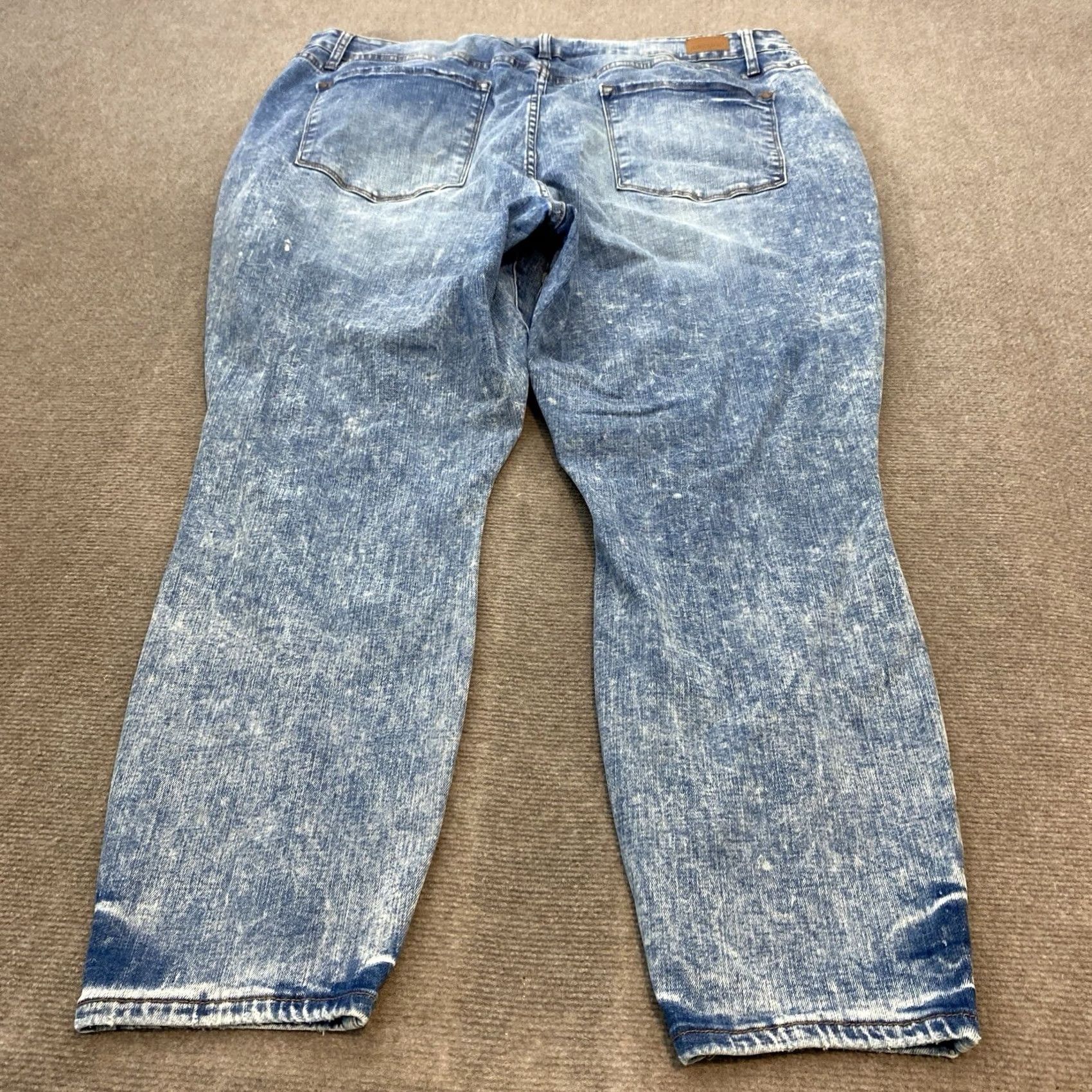Vintage Judy Blue Jeans Women 24W Skinny Fit High Rise Stretch Denim Distressed JB88158 Size 42" / US 20 - 3 Thumbnail