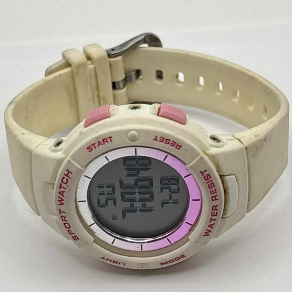 Other Retro Cream & Pink Digital Watch Size ONE SIZE - 3 Thumbnail