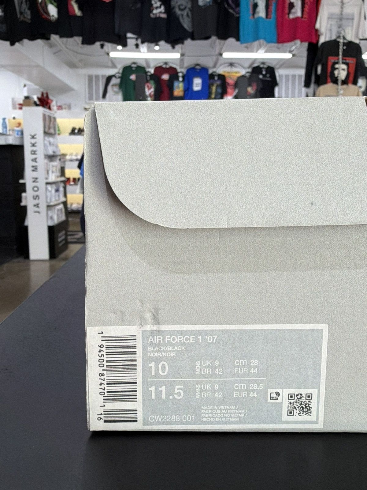 Nike Nike Air Force 1 Low Black Size 10 (2021) Size US 10 / EU 43 - 12 Thumbnail