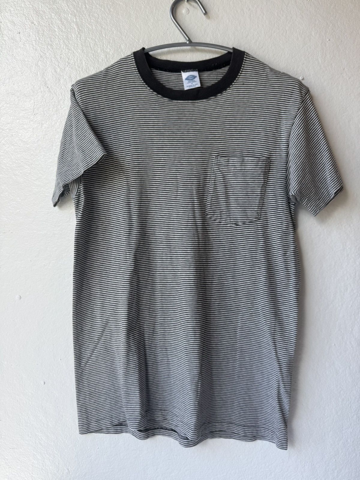 Towncraft Vintage Black & White Stripped pocket tee Size US M / EU 48-50 / 2 - 3 Thumbnail