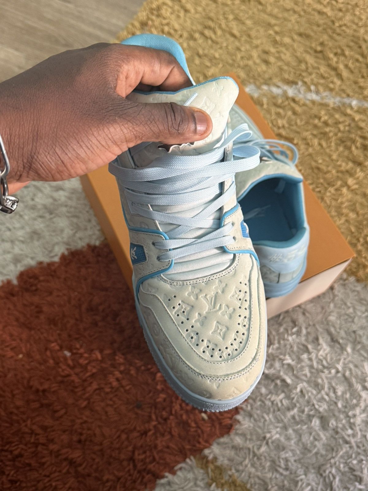 Louis Vuitton × Tyler The Creator Louis Vuitton x Tyler the creator lv trainer Size US 11 / EU 44 - 12 Thumbnail