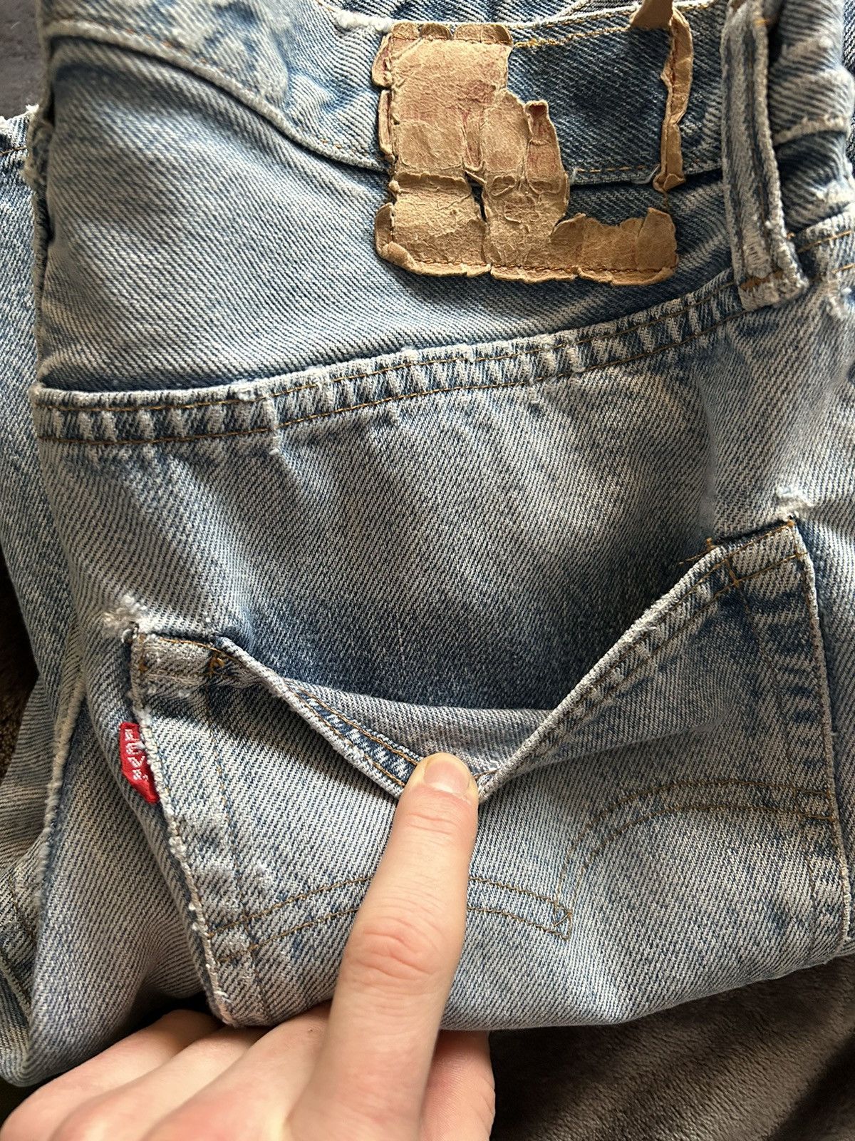 Levi's 1970's Selvedge Redline 501XX Jeans Size US 32 / EU 48 - 6 Thumbnail