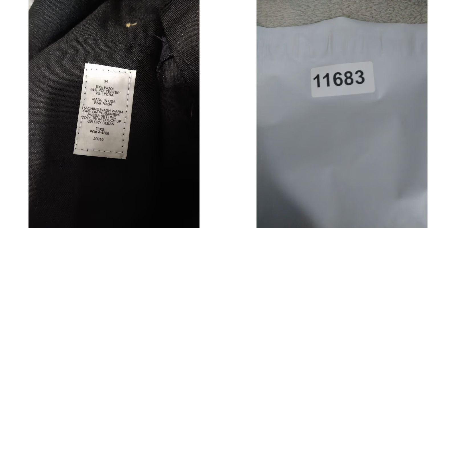 Orvis Orvis Mens Dress Pants 34 x 31 Gray Wool Flat Front Mid Rise Straight Leg Pants Size US 34 / EU 50 - 8 Thumbnail