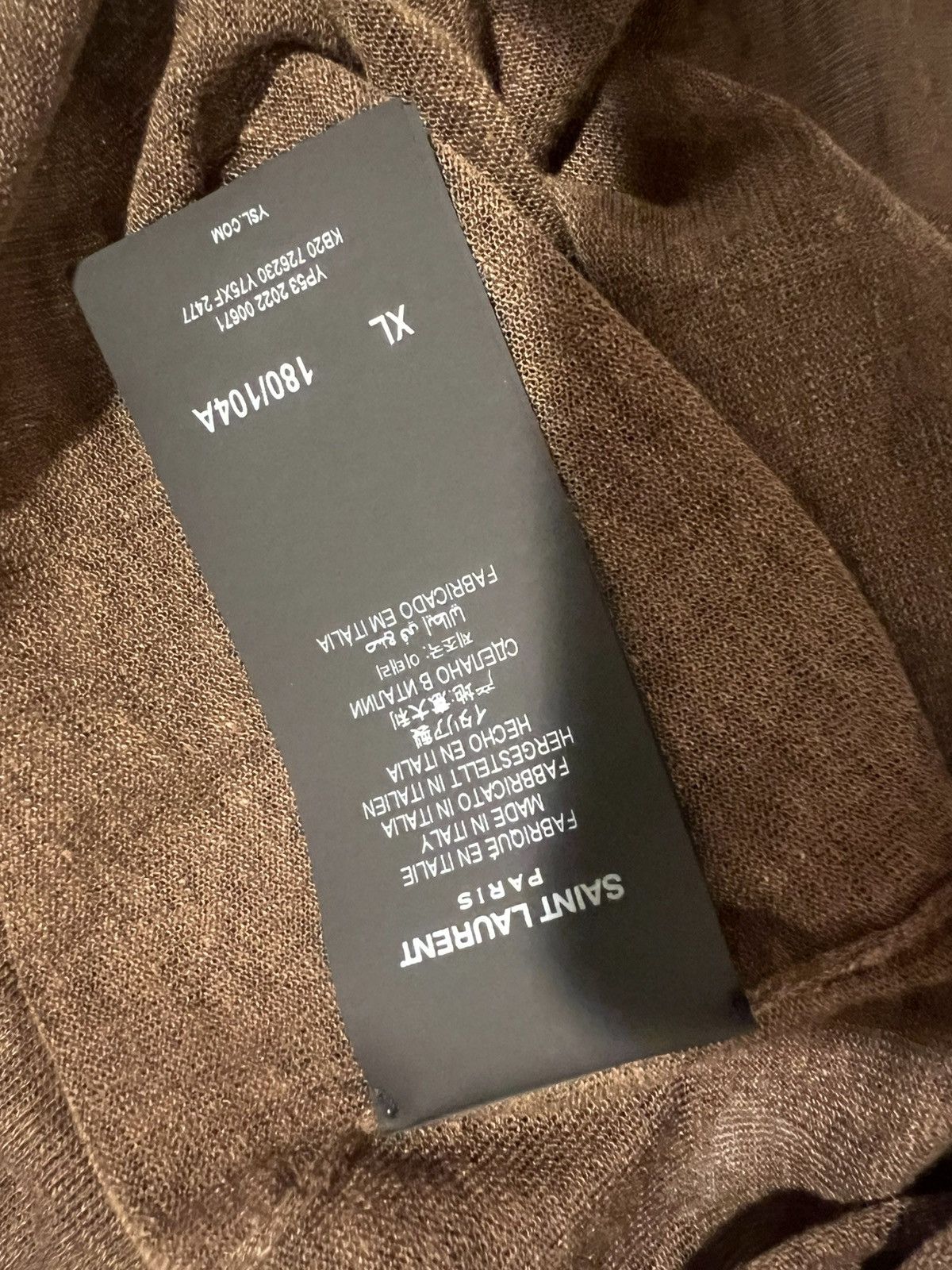 Saint Laurent Paris Saint Laurent men’s linen silk tunic. XL. $1650 Size US XL / EU 56 / 4 - 9 Thumbnail