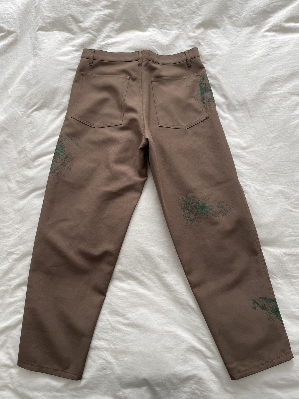 Comme des Garcons SHIRT Comme des garcons SHIRT tan paint splatter pants ss24 Size US 30 / EU 46 - 2 Thumbnail