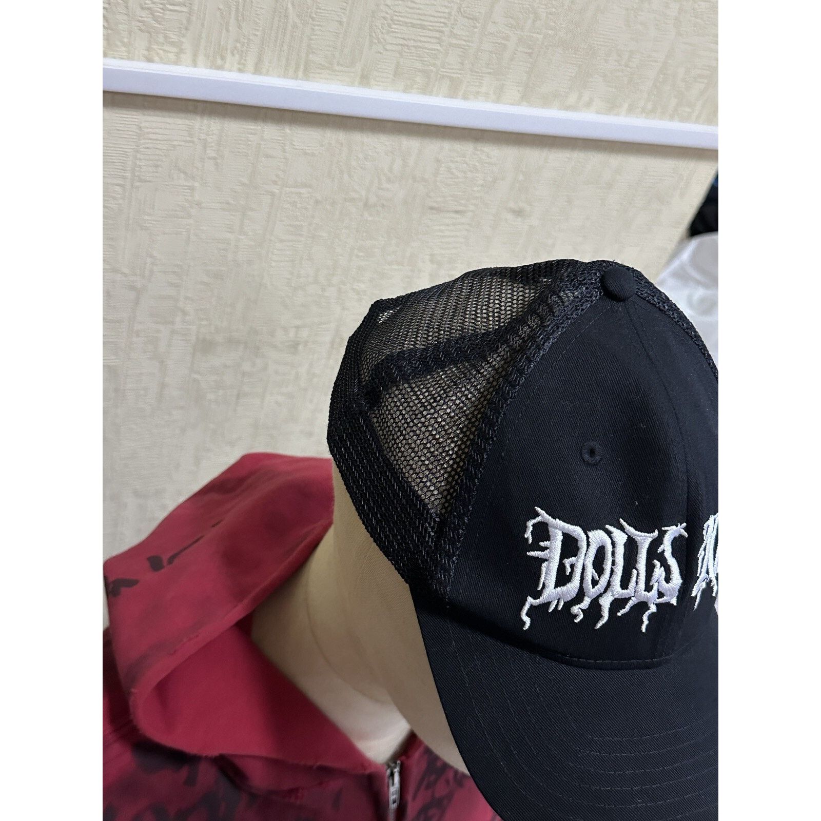 Dolls Kill Dolls Kill Anarchy Punk Tribal Style Logo Men’s Trucker Hat Size ONE SIZE - 7 Thumbnail