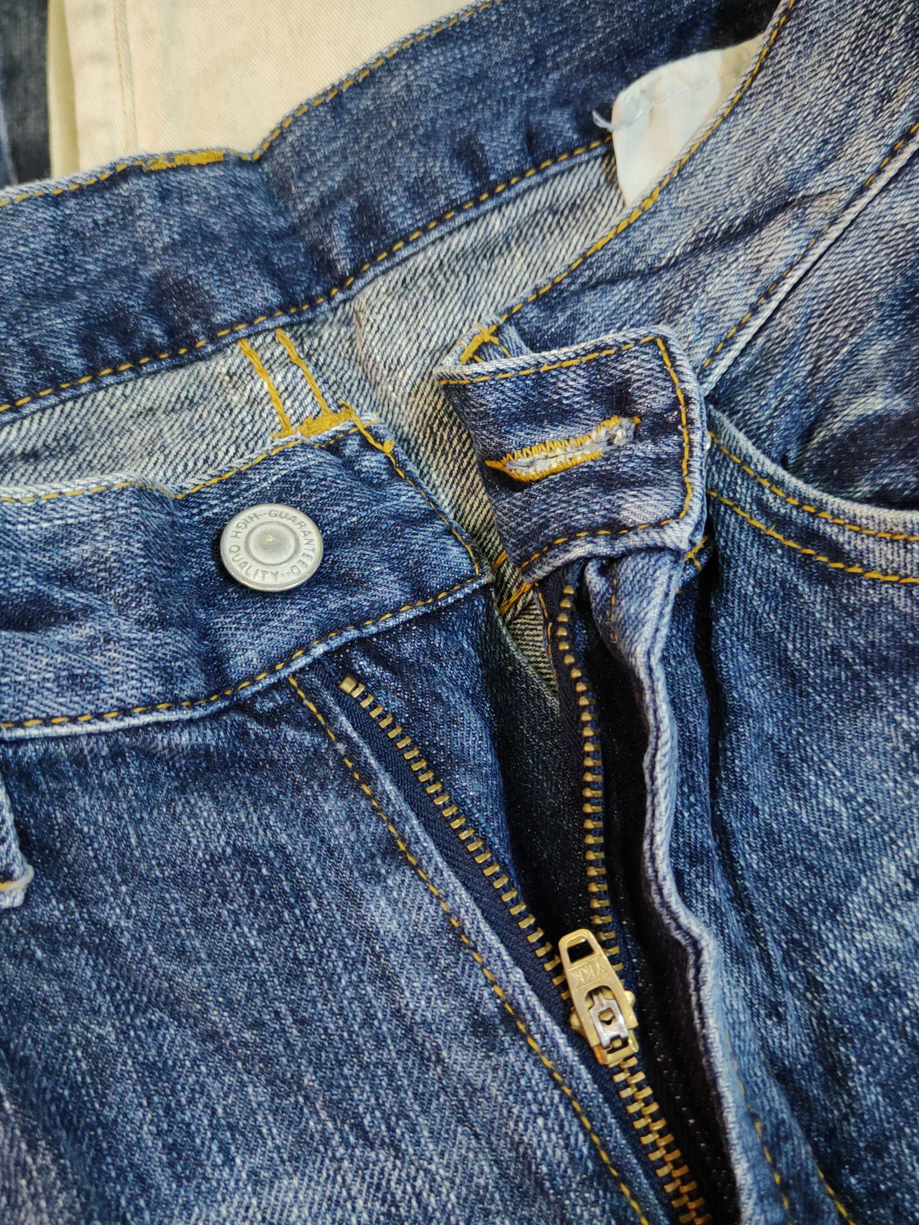 Japanese Brand Japan faded Distressed ripped jeans Denim #S1585 Size US 31 - 12 Thumbnail