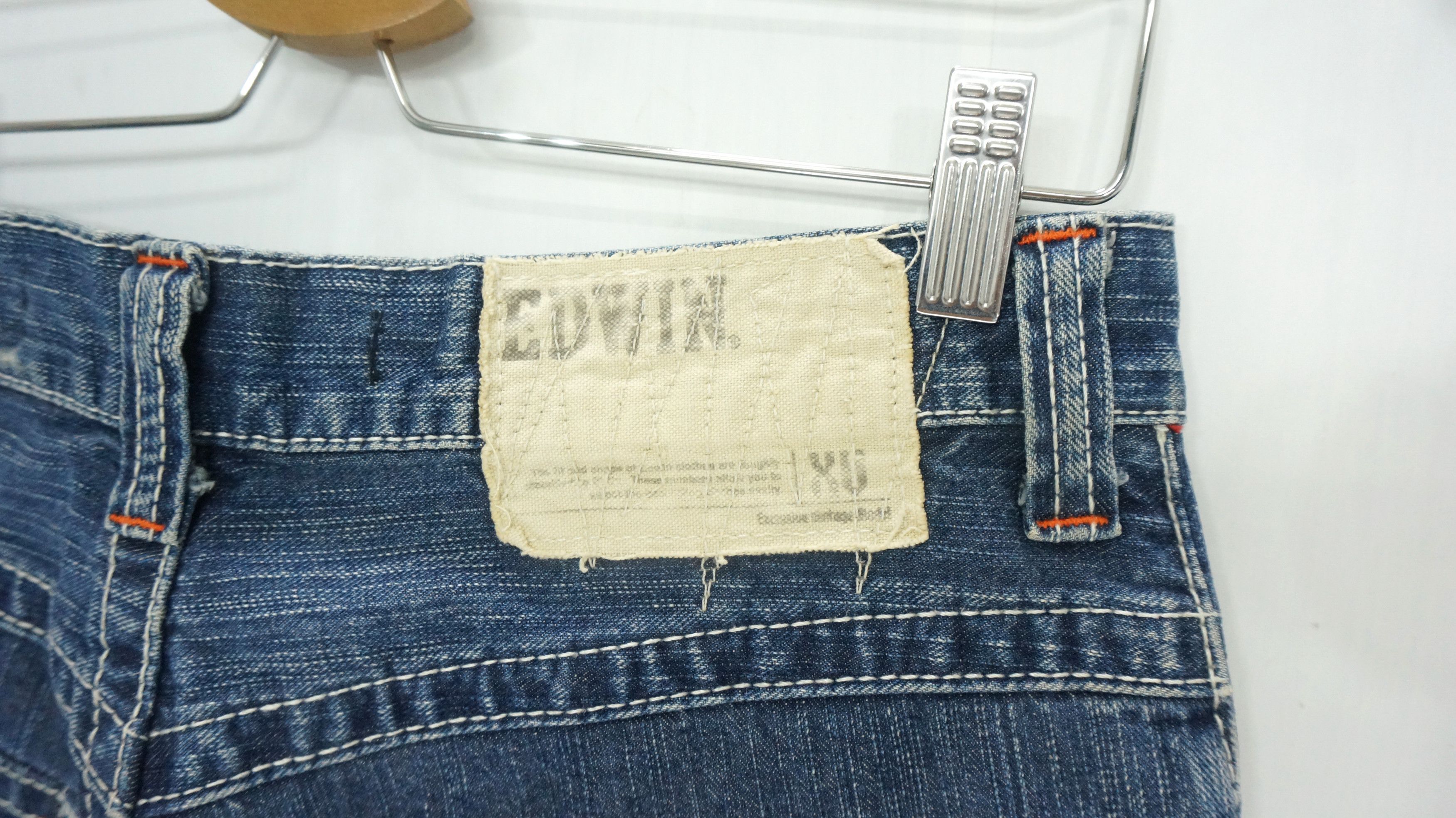 Edwin 🔥 Edwin Exclusive Vintage XVS EXV342 Flared Bootcut Jeans Size US 30 / EU 46 - 7 Thumbnail