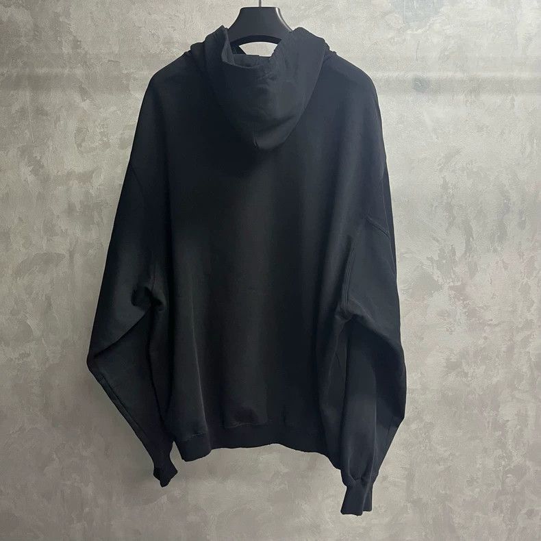 Balenciaga Balenciaga Black Letter Printed Hooded Long Sleeve Sweatsh Size US S / EU 44-46 / 1 - 5 Thumbnail