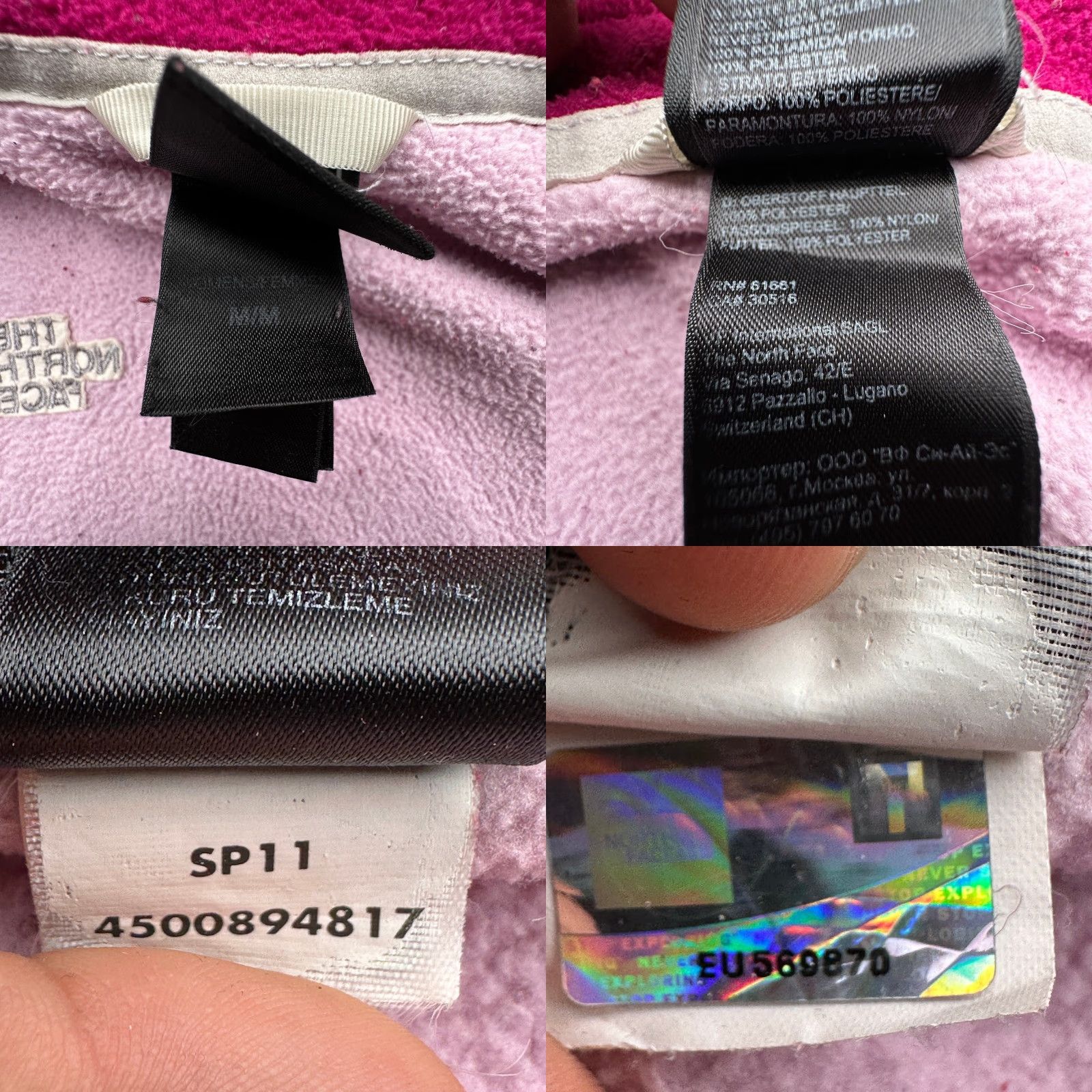 The North Face The North Face Pink Full Zip Jacket Womens M Long Sleeve Size M / US 6-8 / IT 42-44 - 8 Thumbnail