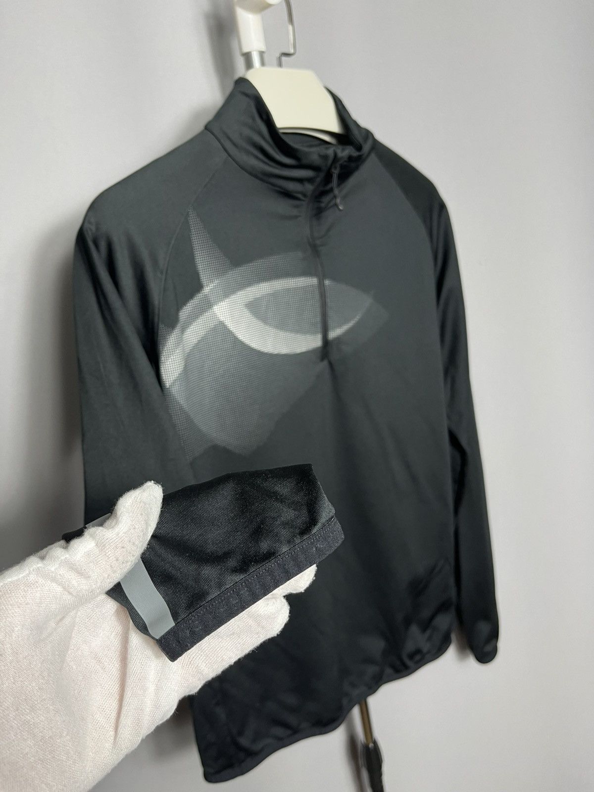 KJUS Kjus Half Zip 1/4 Track Black Long Sleeve Thermo Men's Size US L / EU 52-54 / 3 - 2 Thumbnail