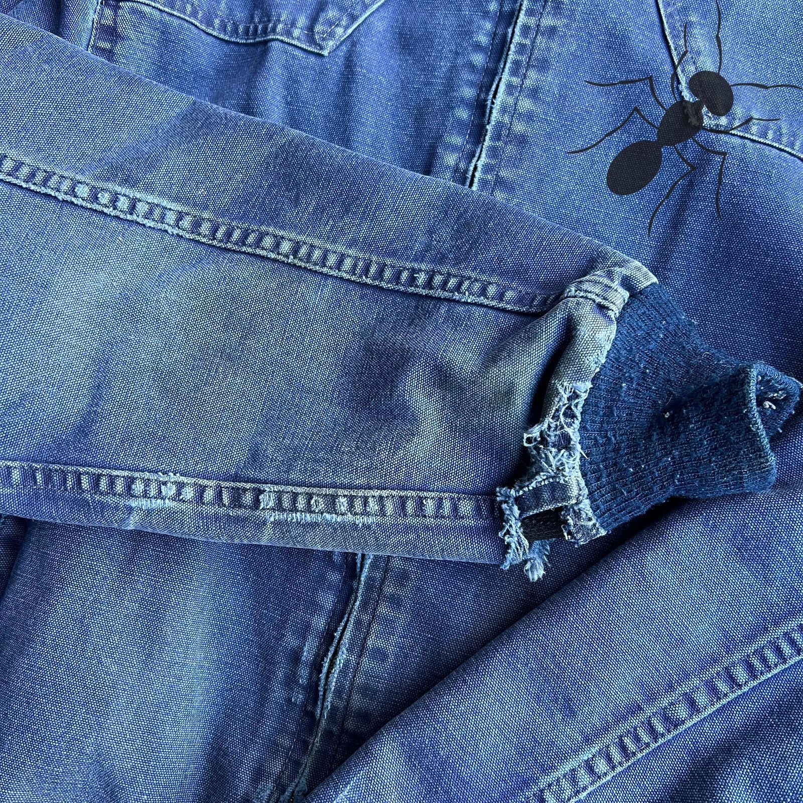 Carhartt × Vintage Vintage 1989 Carhartt blue Santa Fe distressed work jacket Size US M / EU 48-50 / 2 - 4 Thumbnail